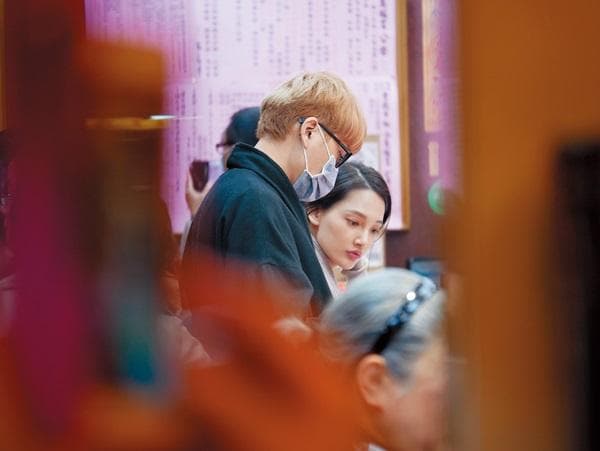 2017年，本刊曾拍到林映唯與小玉約會，林映唯氣質頗佳。