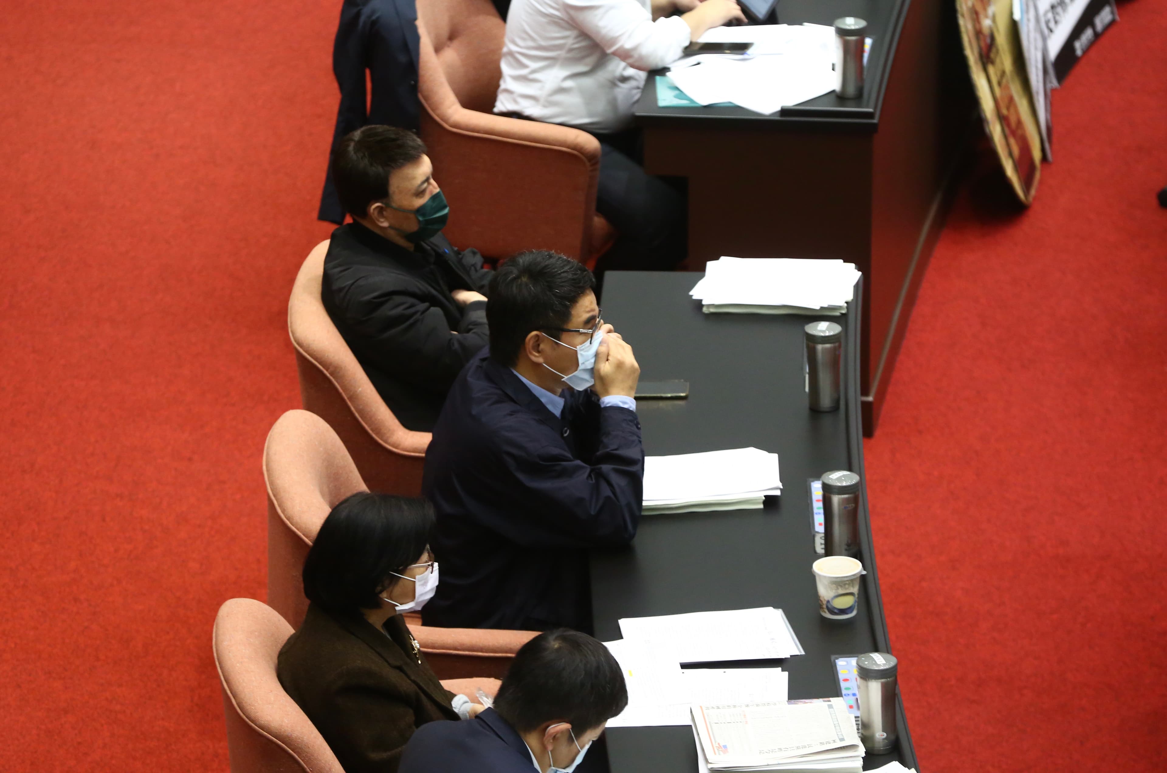 民進黨立委劉建國今表決時多數都棄權。