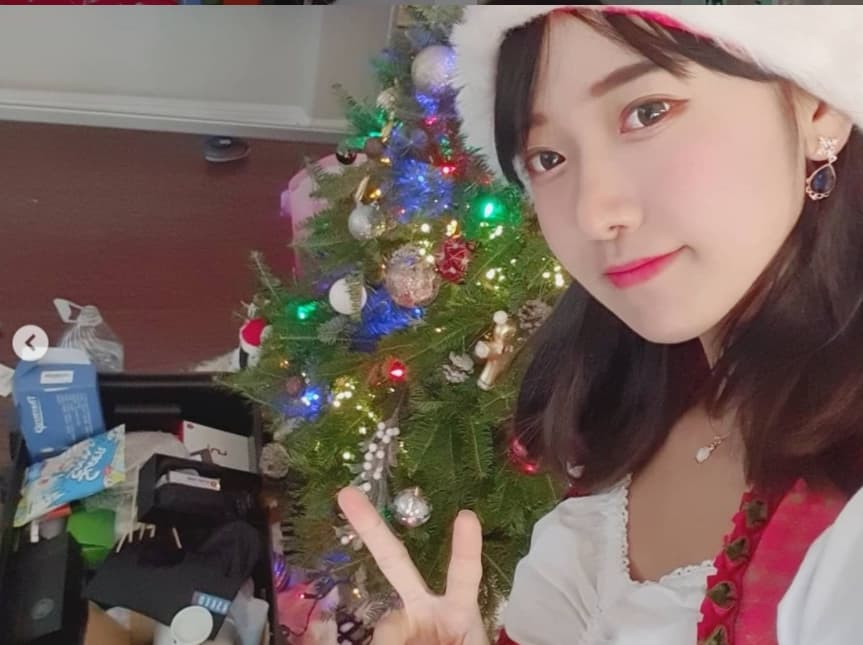 企鵝妹曝光耶誕節收到粉絲送的禮物。（翻攝自企鵝妹Instagram）