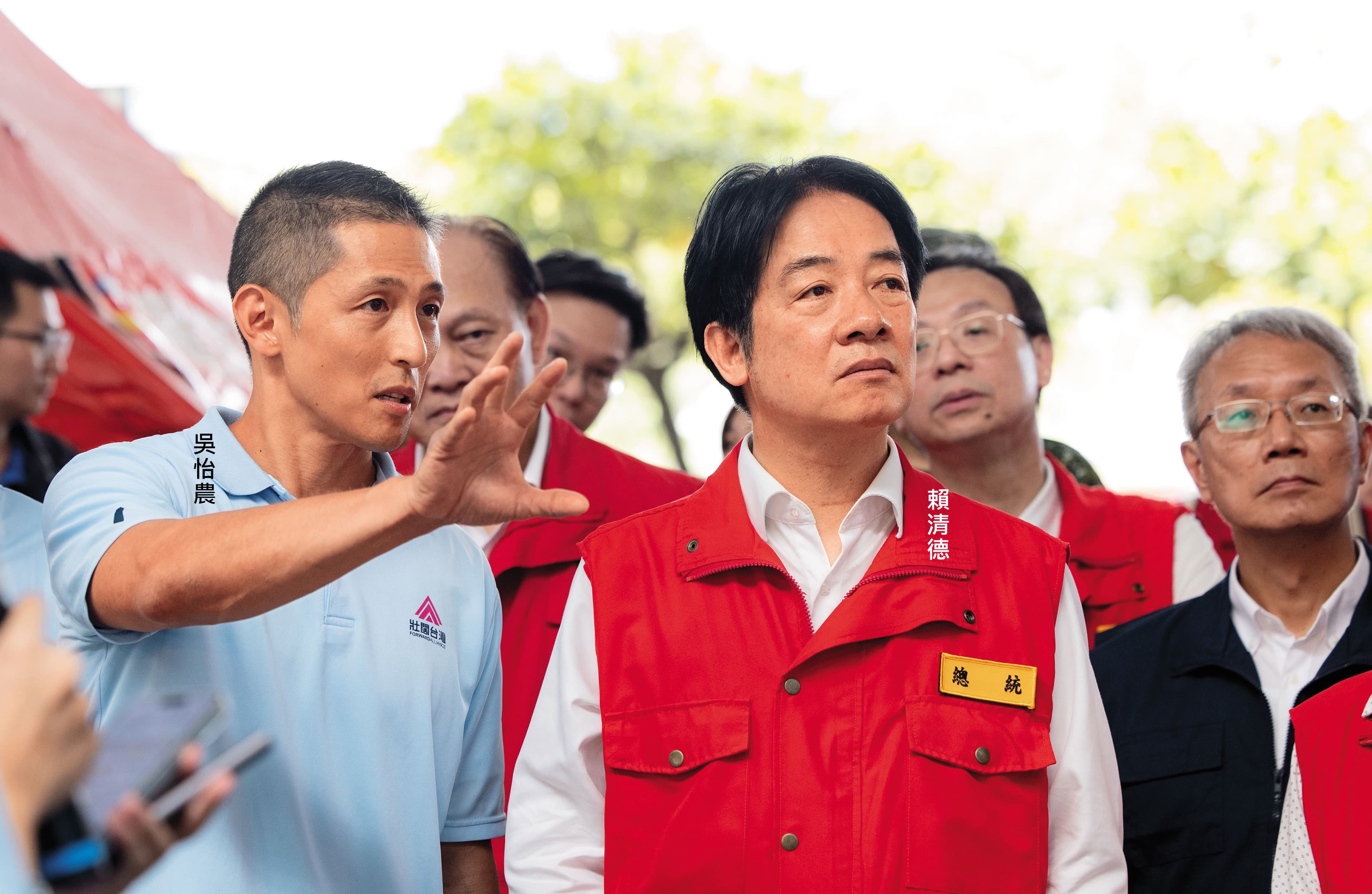 總統賴清德邀吳怡農等民團加入總統府全社會防衛韌性委員會，期盼政府與民眾一同努力建構社會韌性。（翻攝總統府flickr）