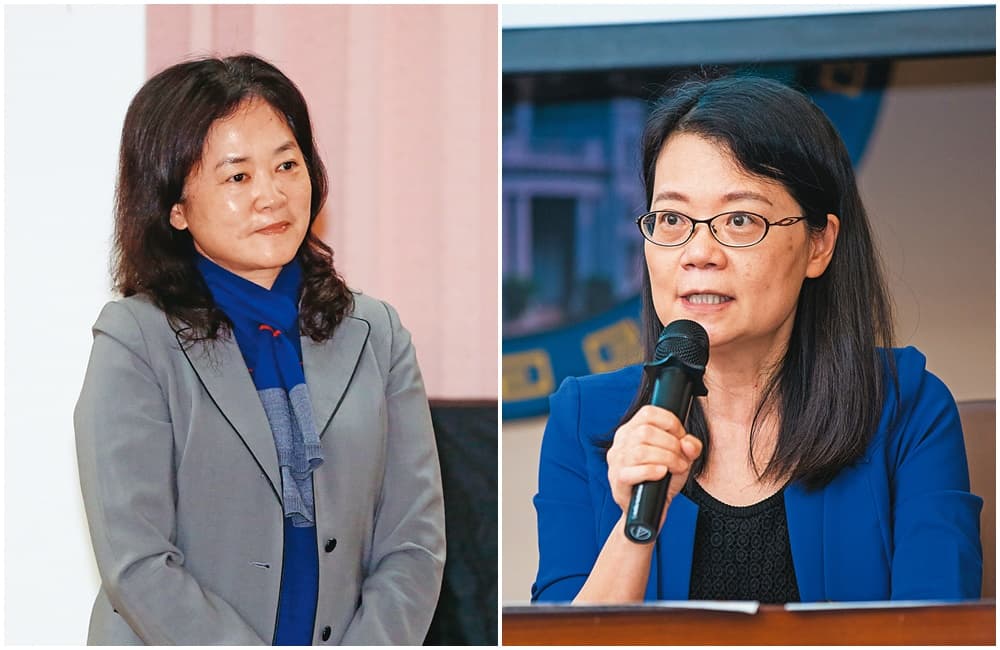 石木欽案的第一任調查監委林雅鋒（左），在追查過程中遭遇不少壓力。監委王美玉（右）接續卸任監委林雅鋒的調查，完成石木欽案的彈劾。