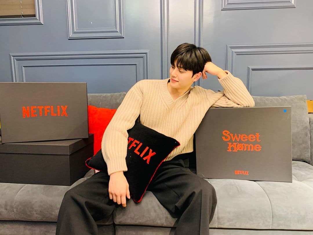 韓媒稱宋江為Netflix的兒子。（翻攝宋江IG）
