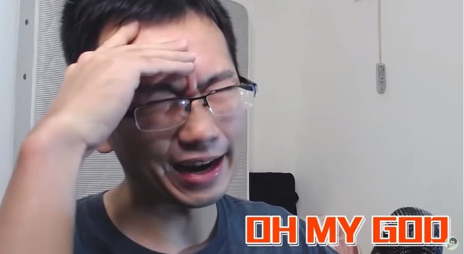 「蒼藍鴿」看到愛莉莎莎影片中的一些錯誤知識，不禁驚呼Oh My God。（翻攝自《蒼藍鴿的醫學天地》Youtube）