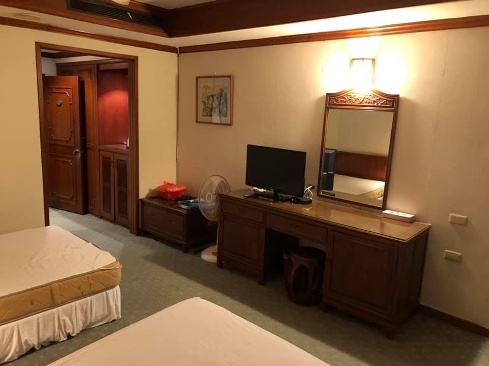 集中檢疫所房間照片曝光。（翻攝自王必勝臉書）