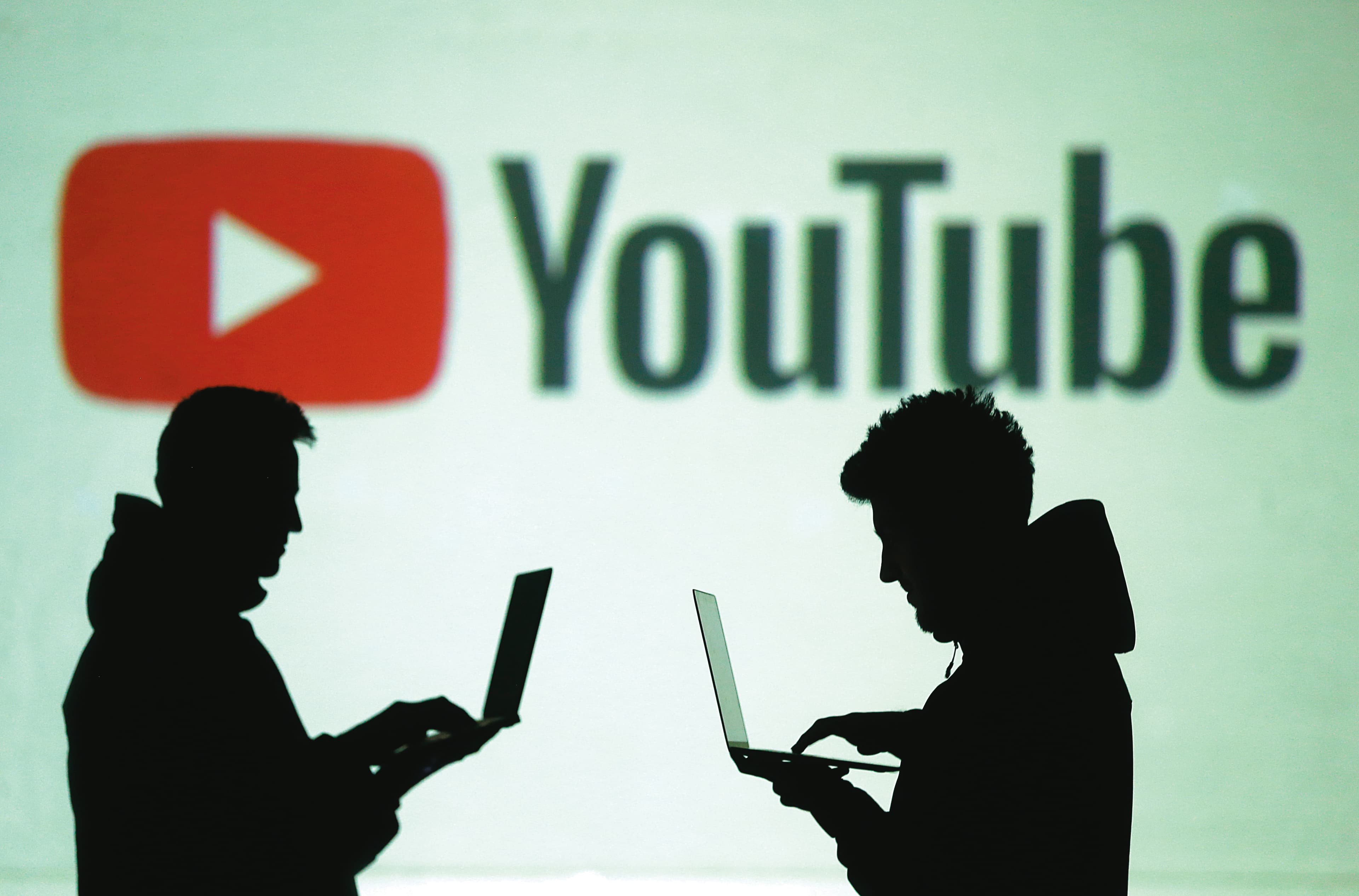 YouTube吸引全球超過20億人觀看，Google母憑子貴擠進兆美元俱樂部。（達志影像）
