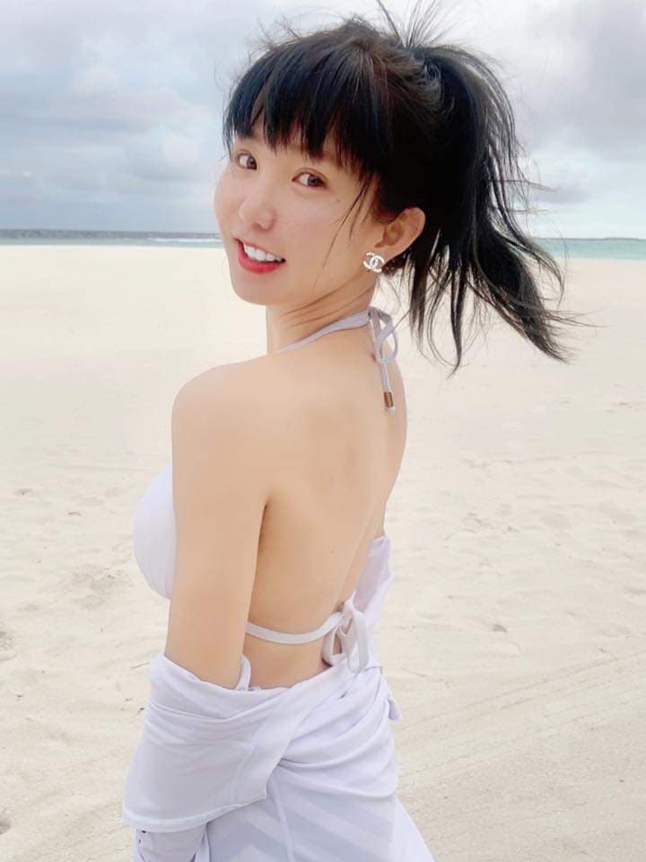 郭書瑤近年已不在螢幕前賣弄性感，偶爾在社群曬好身材。（翻攝自郭書瑤IG）