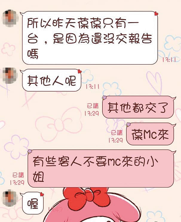 王女指出，雖然招牌是按摩店，但實際上是提供半套及全套的性交易。（讀者提供）
