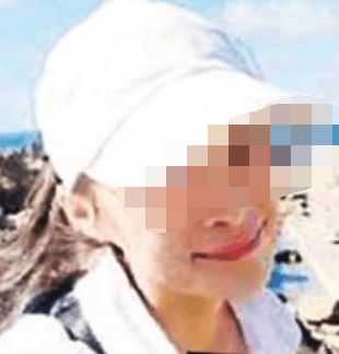 綽號「白茉莉」的邱姓女子，涉嫌糾眾恐嚇工程包商。（翻攝臉書）