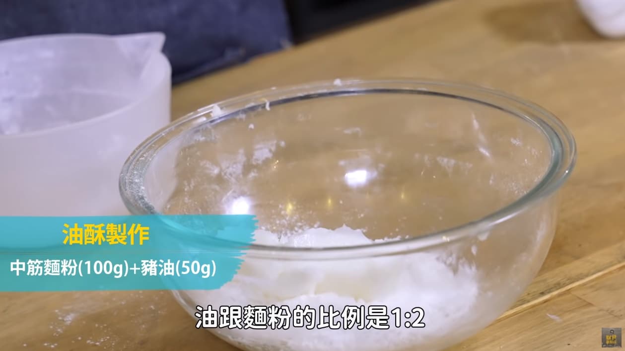 油跟麵粉的黃金比例是1：2。（厭世甜點店授權提供）