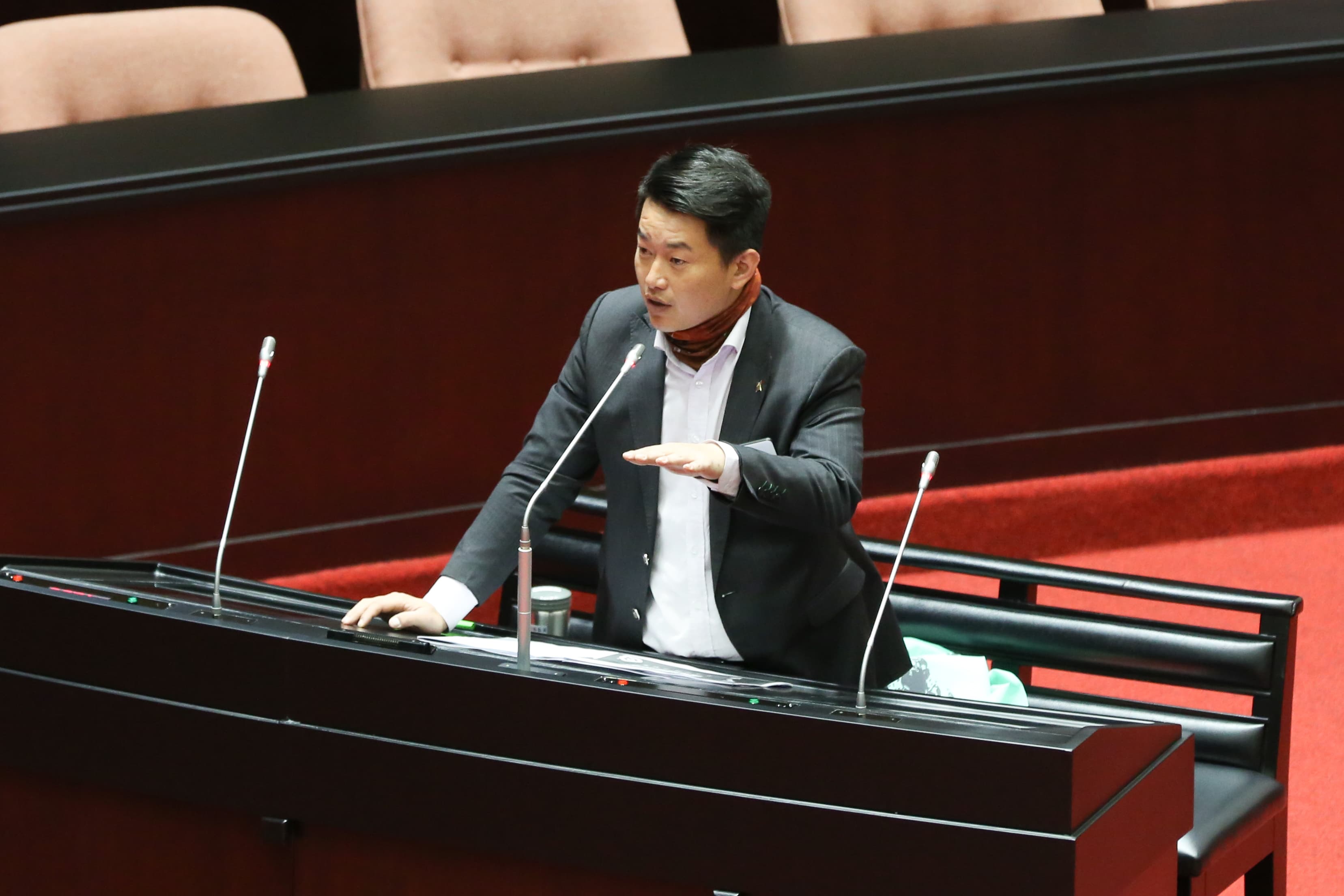 台灣基進立委陳柏惟的選區為台中第二選區，過去選民結構為藍大於綠，被視為有機會罷免成功的選區。（資料照）