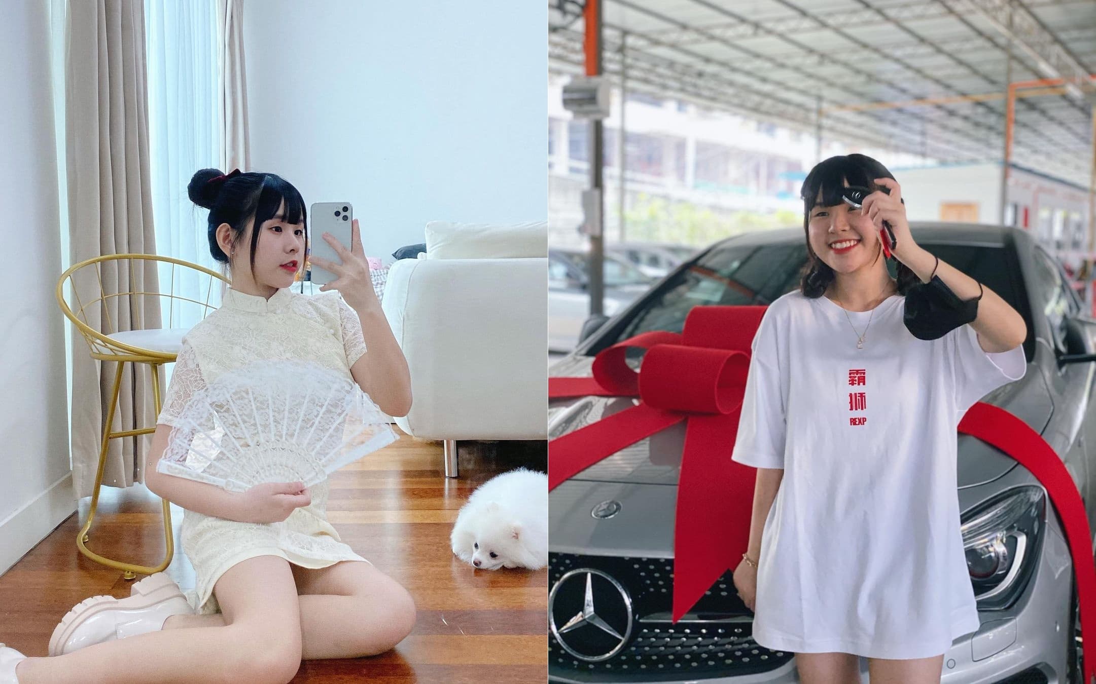 Findy日前迎接21歲生日，霸氣添購百萬豪車。（翻攝自Findy IG）