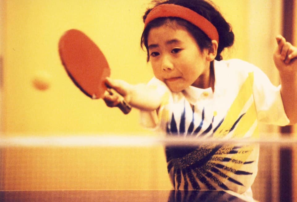 福原愛自幼就是日本桌球界的明星人物。（翻攝自福原愛臉書）