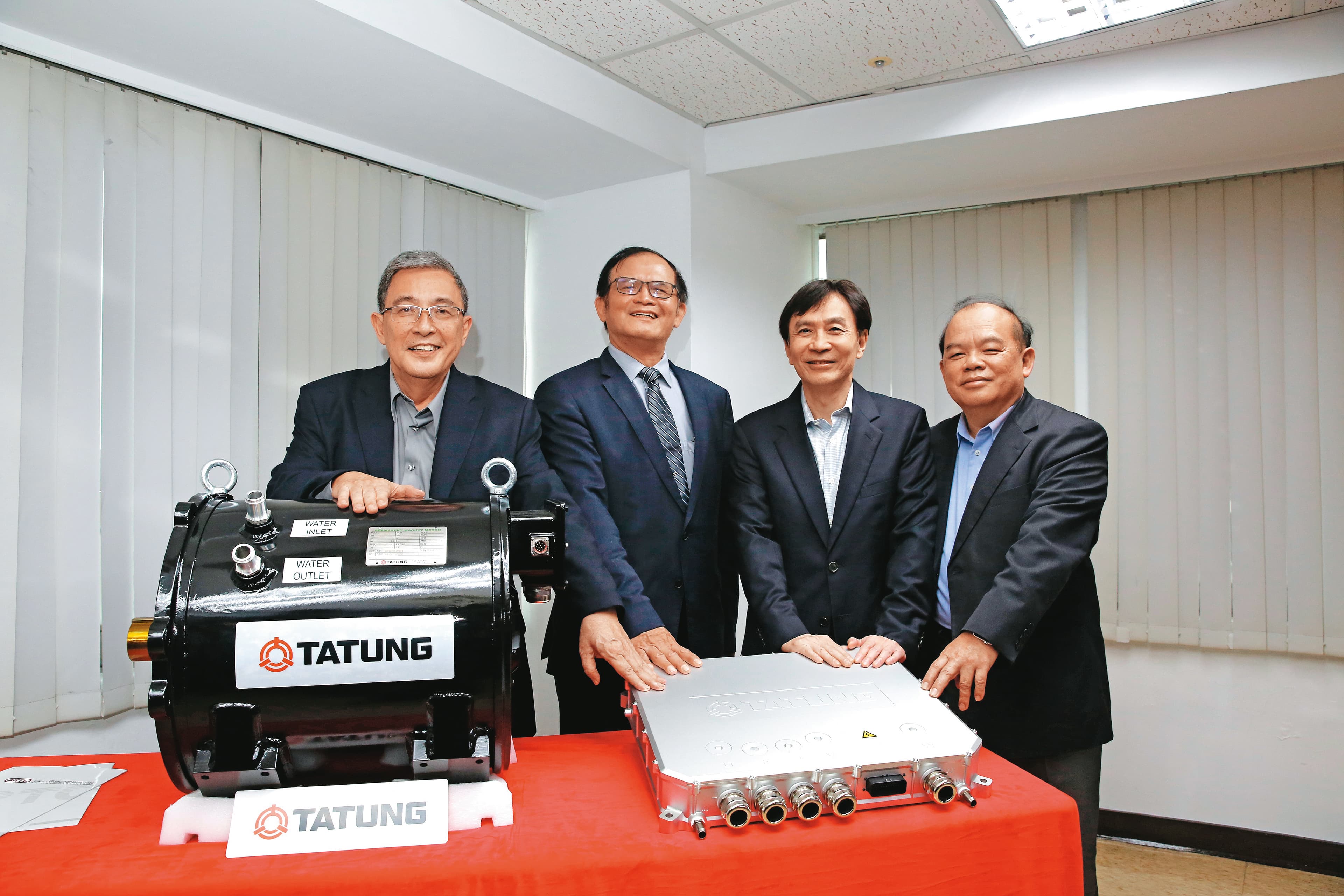 大同發表台灣第一套國產電動巴士動力系統，準備進軍電動車市場。