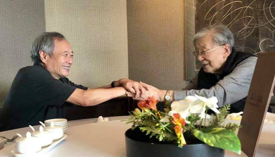 朱延平打趣表示要成為大師要有2個條件，第一姓李，第二單名，指的正是李行與李安。