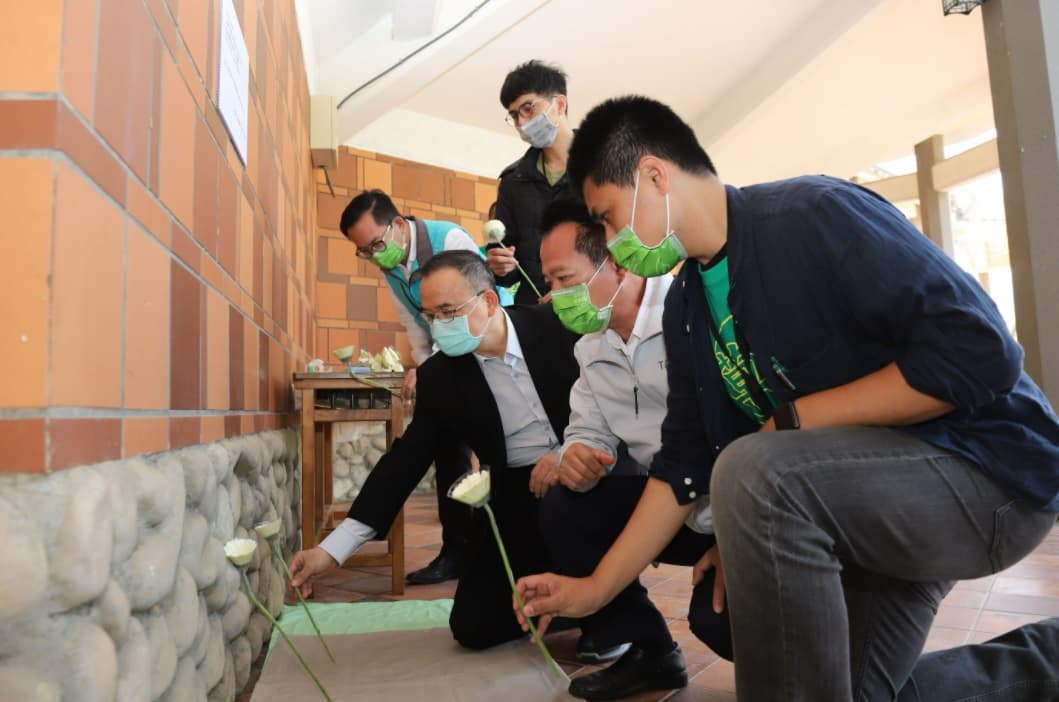 黃民安生前出最後一場戲的地點，已設置追思牆供民眾紀念。（翻攝自嘉義縣政府官網）