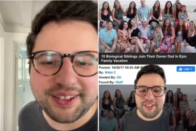 美國男子驗DNA驚覺自己還有30個兄弟姊妹。（翻攝自Andy Nabil TikTok）