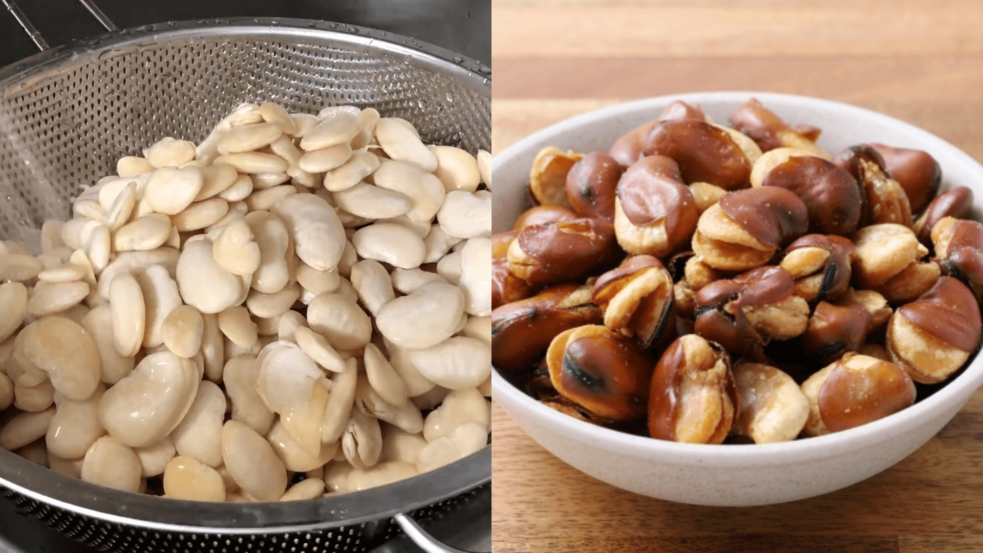 皇帝豆與蠶豆外觀相似，但兩者並不相同。（翻攝自The Vegan Test Kitchen YouTube、photoAC）