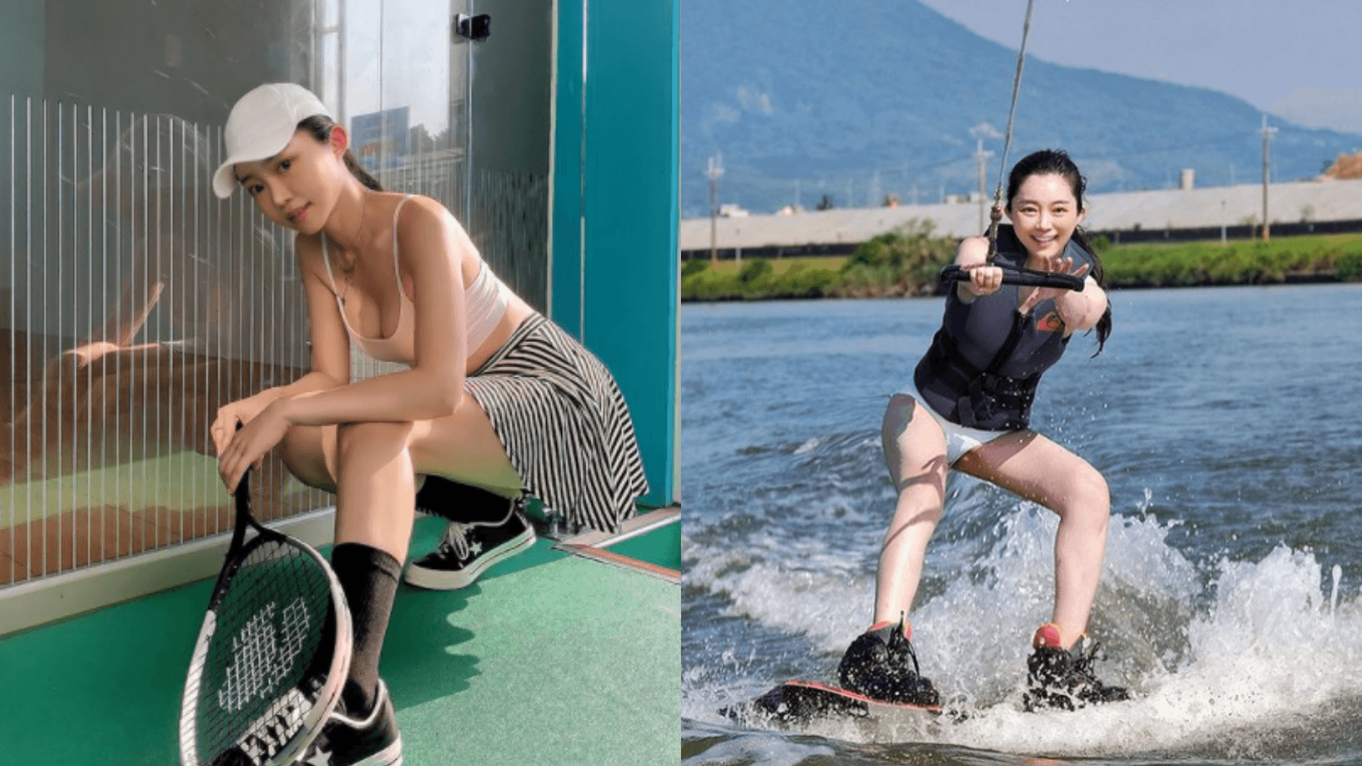 An也積極嘗試不同運動，是名十足的陽光正妹。（翻攝自ohgoodjobpal IG）
