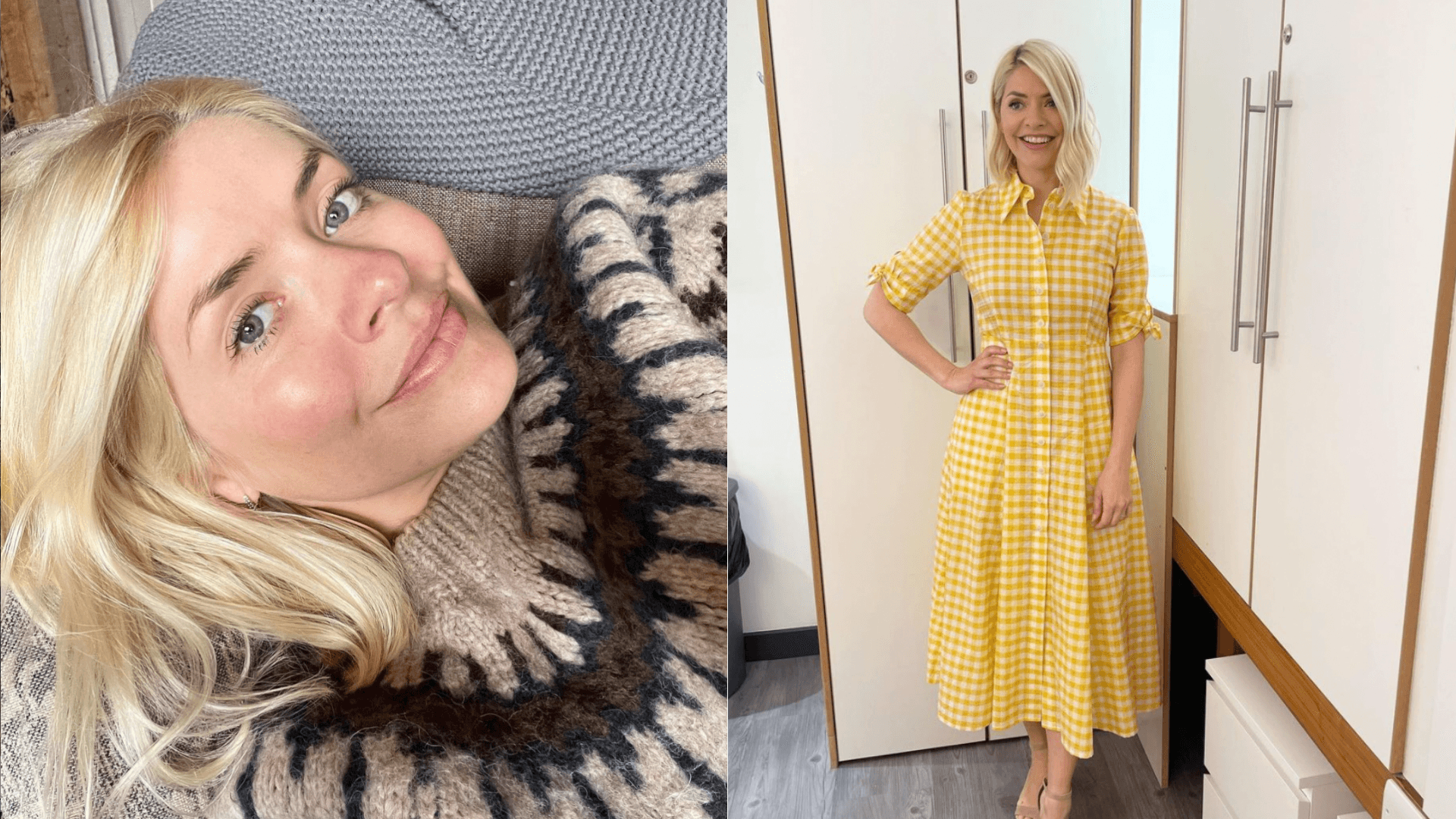 威洛比過去是模特兒，曾代言內衣廣告。（翻攝自hollywilloughby IG）
