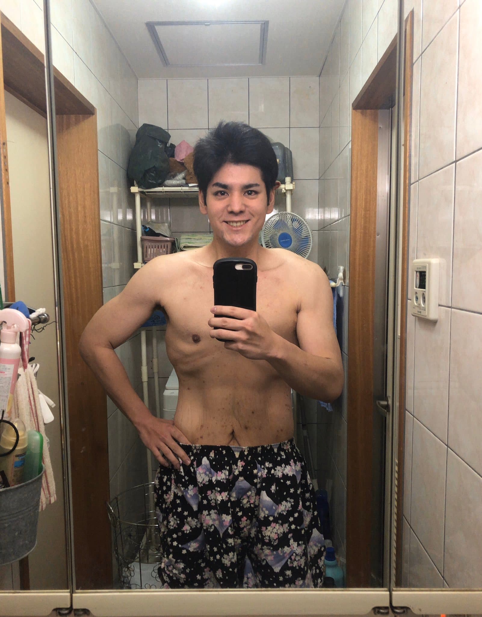 路易波士的瘦身成果讓網友們十分驚豔。（圖翻攝自路易波士Twitter）