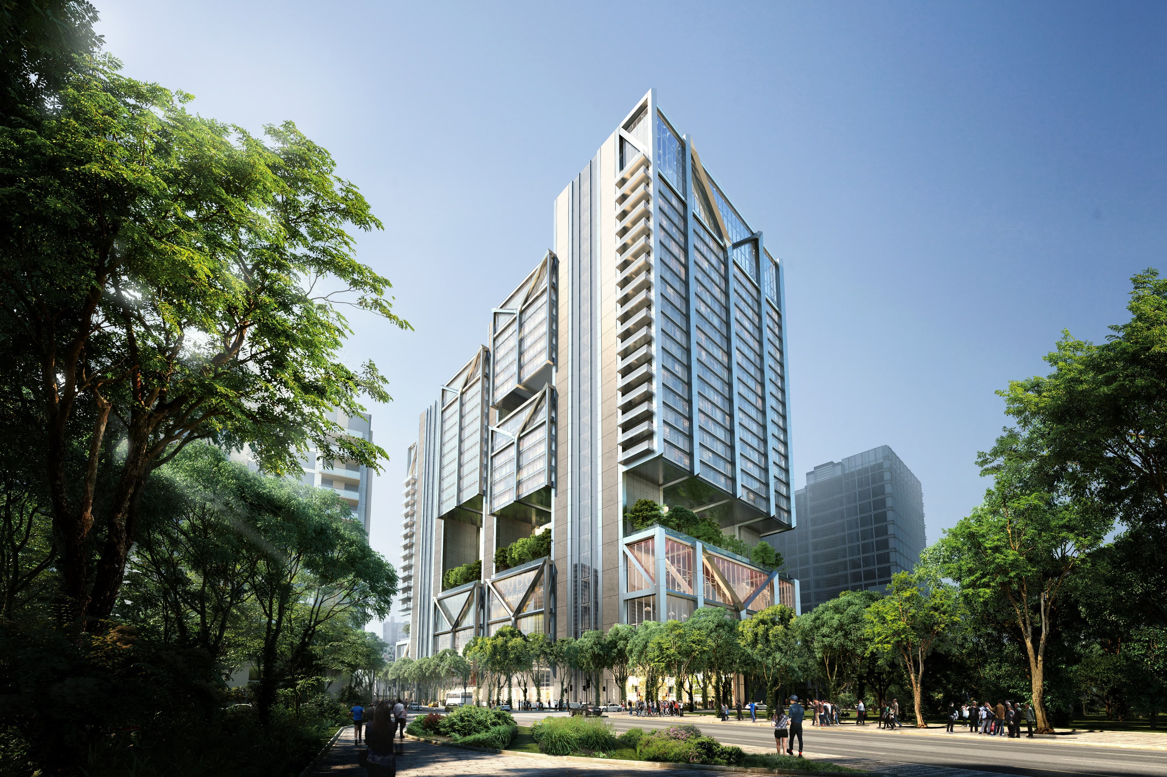 國產南港開發案3D圖。（國產提供）