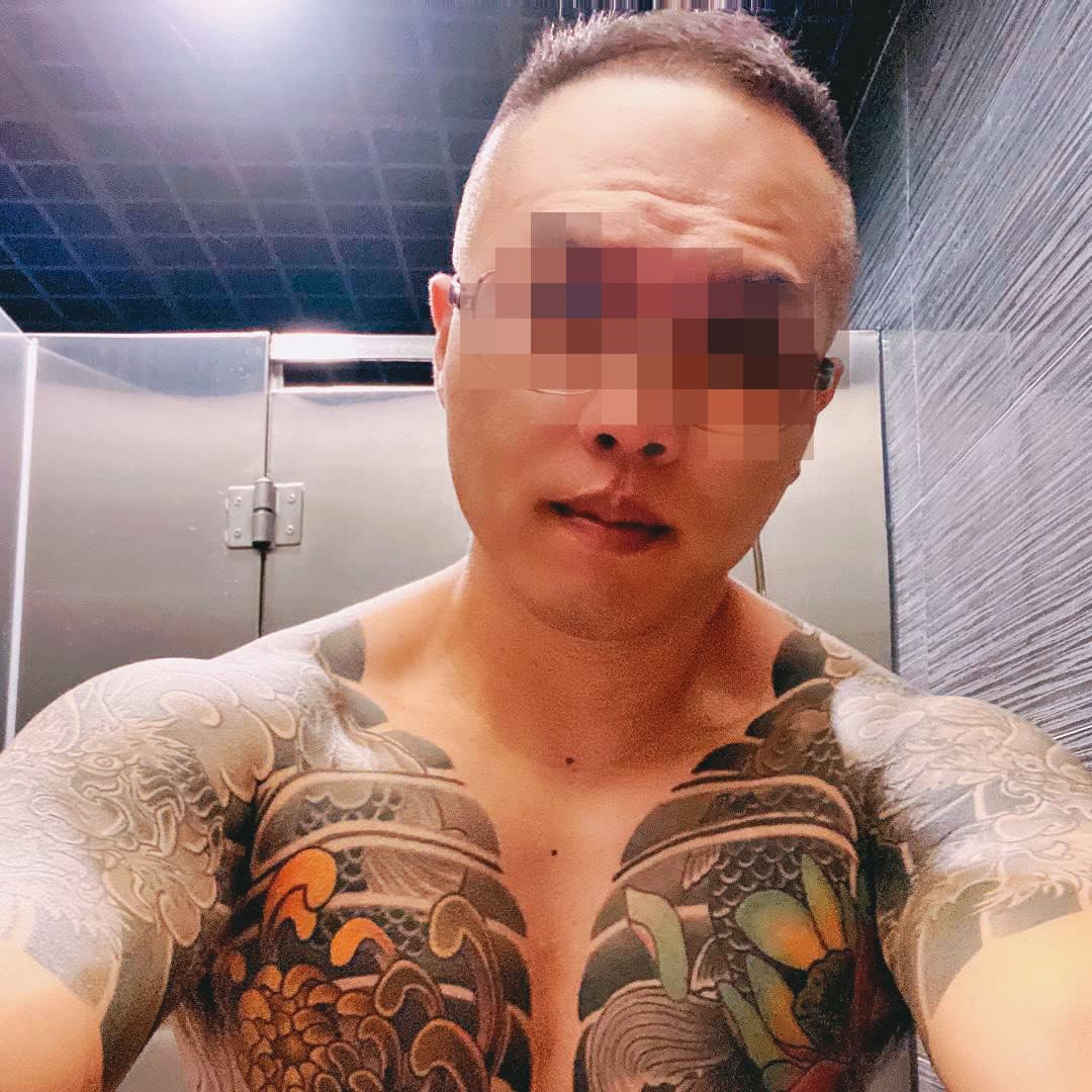 曾被陳男視為老大的林男（圖）在他被毆後出現，還扮白臉勸他還錢。（讀者提供）