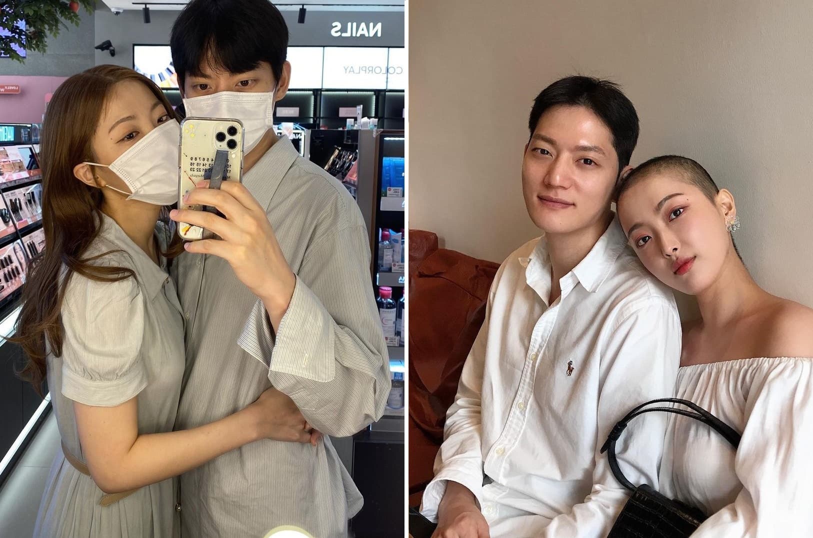 男友在晨曦成名前就一路相隨，曾以「我的謬思」親暱地稱呼晨曦。（翻攝自민건 MINGUNIG）