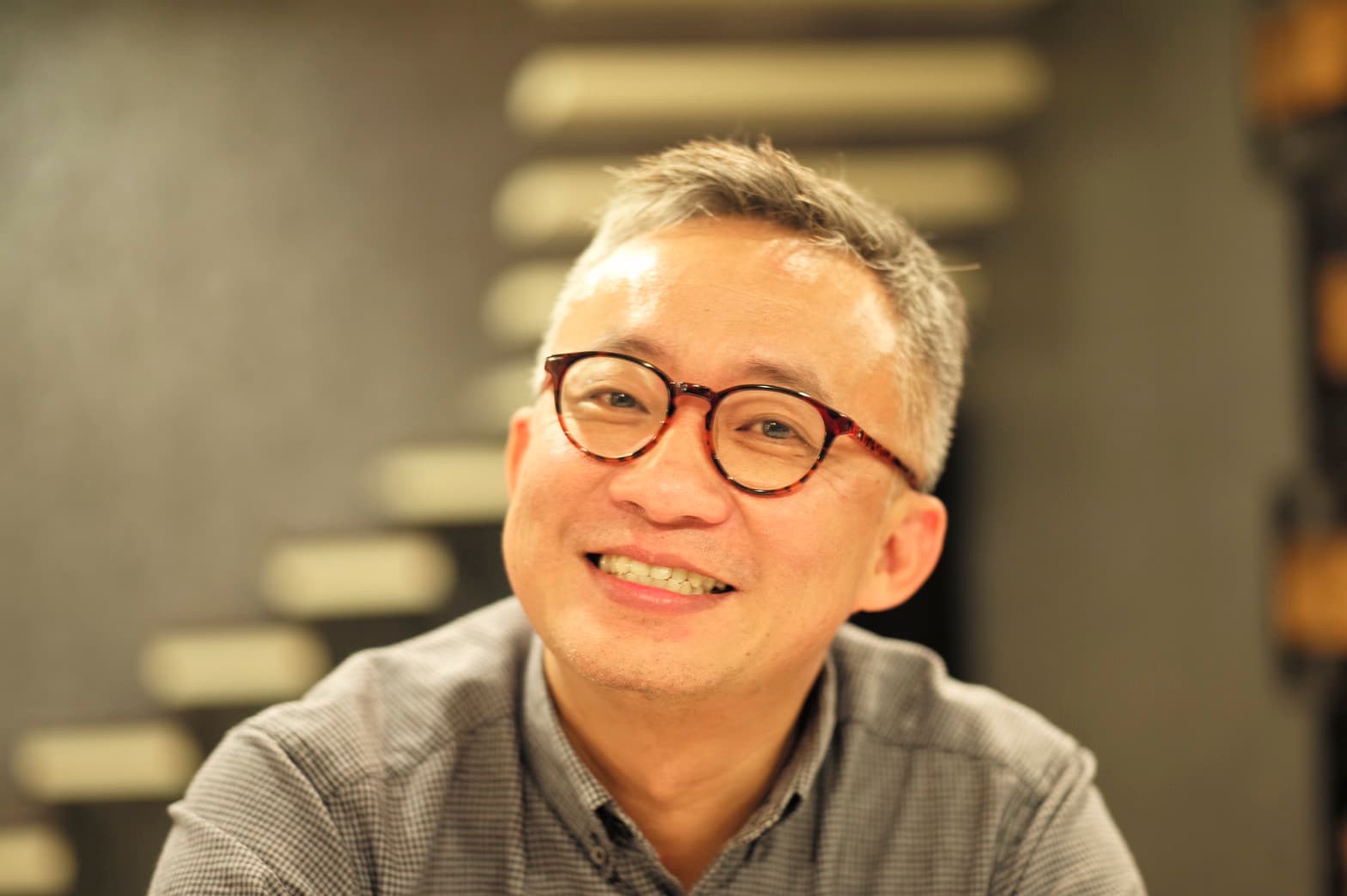 許常德第一次當導演拍廣告片，點子也是他想的。（許常德提供）