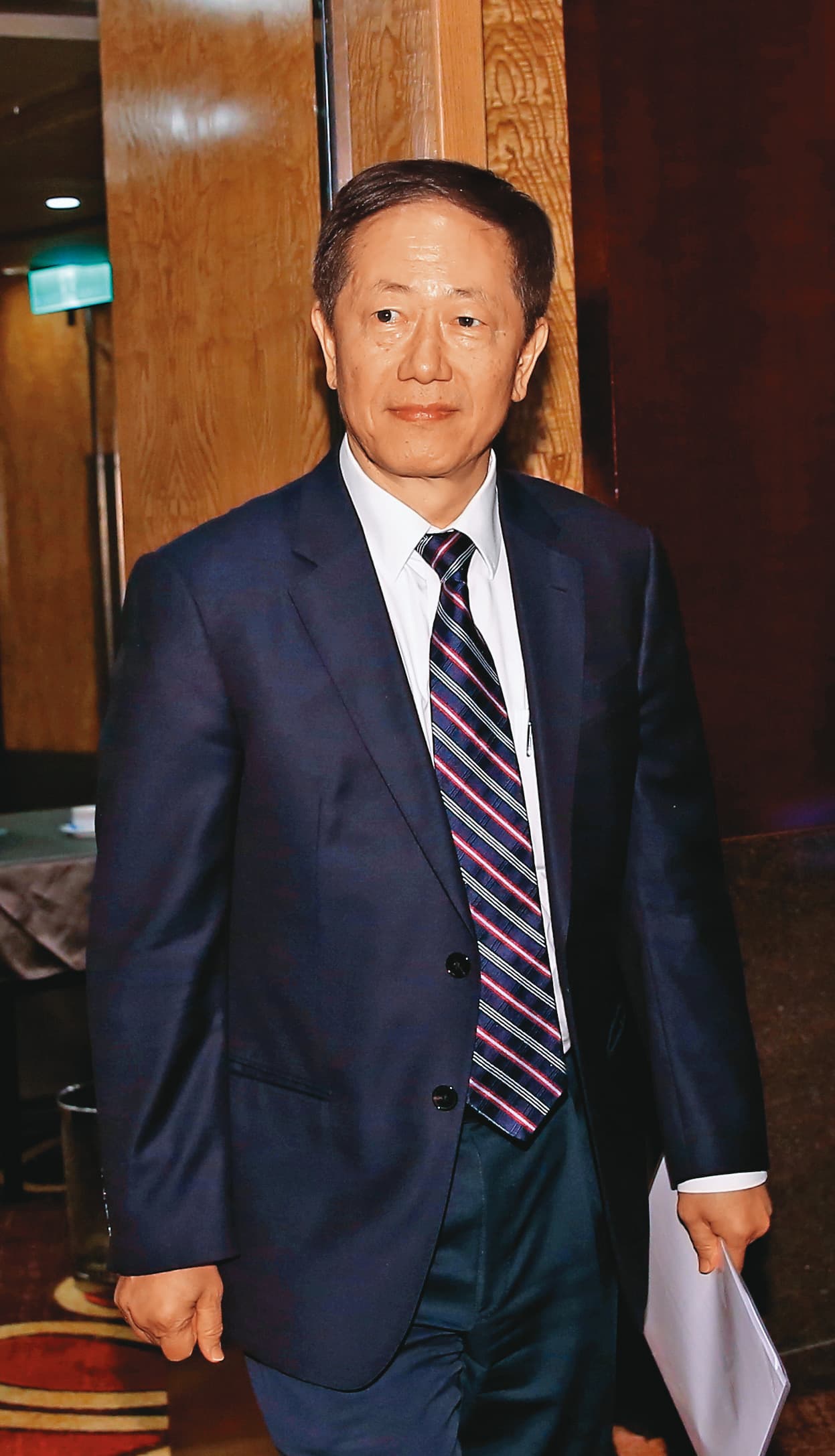 台積電全球拚擴產，2奈米新竹寶山廠還在土地取得階段，另一座2奈米新廠最近也傳出拍板消息。圖為台積電董事長劉德音。