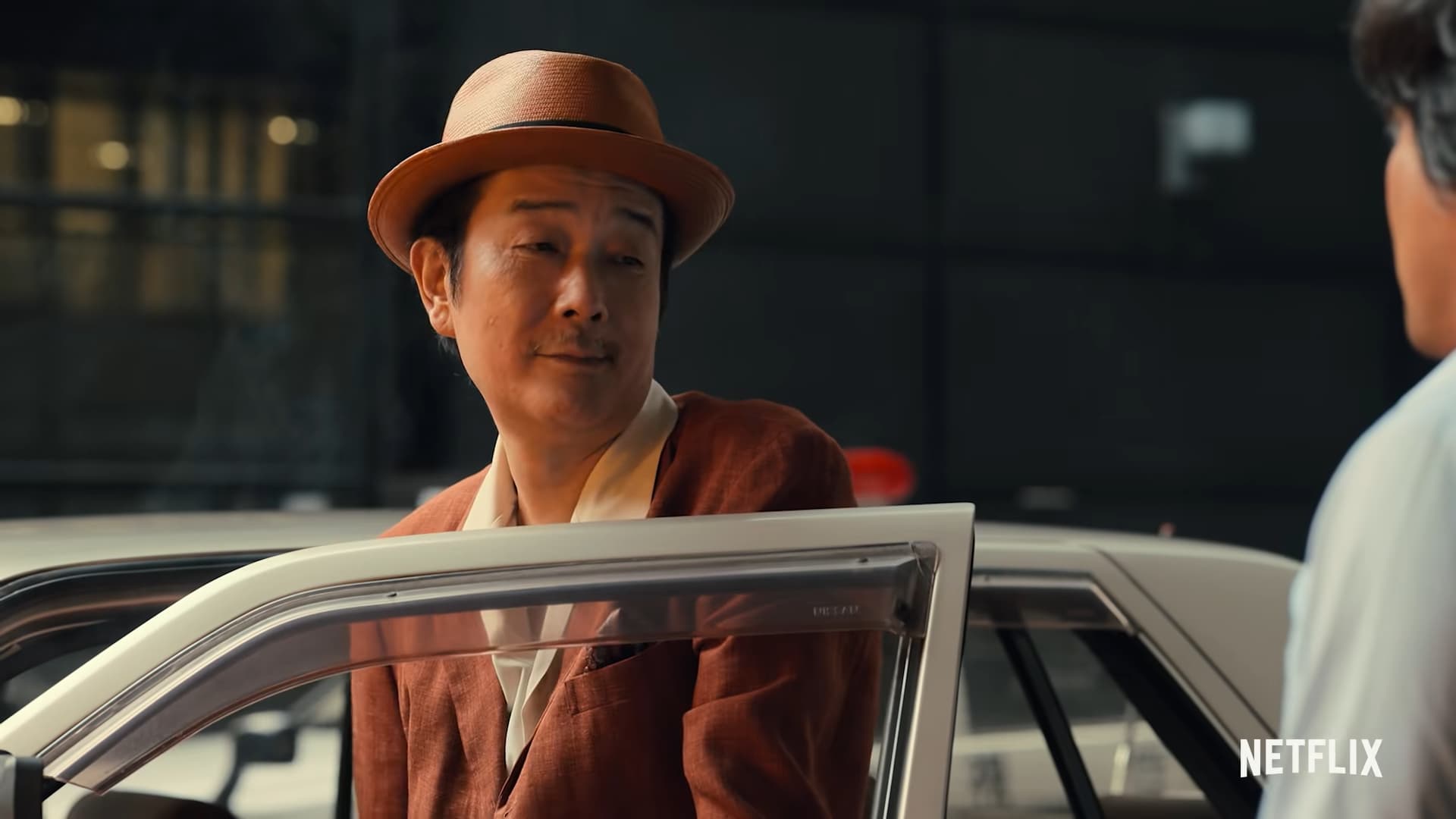中川雅也在《AV帝王》飾演警視廳警部武井，私下收賄也熱愛找村西透麻煩。（翻攝自預告畫面）