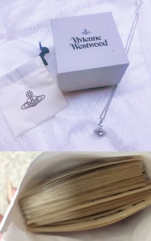 凜羽常在個人SNS上曬出奢侈品與現金。（翻攝自推特、IG）