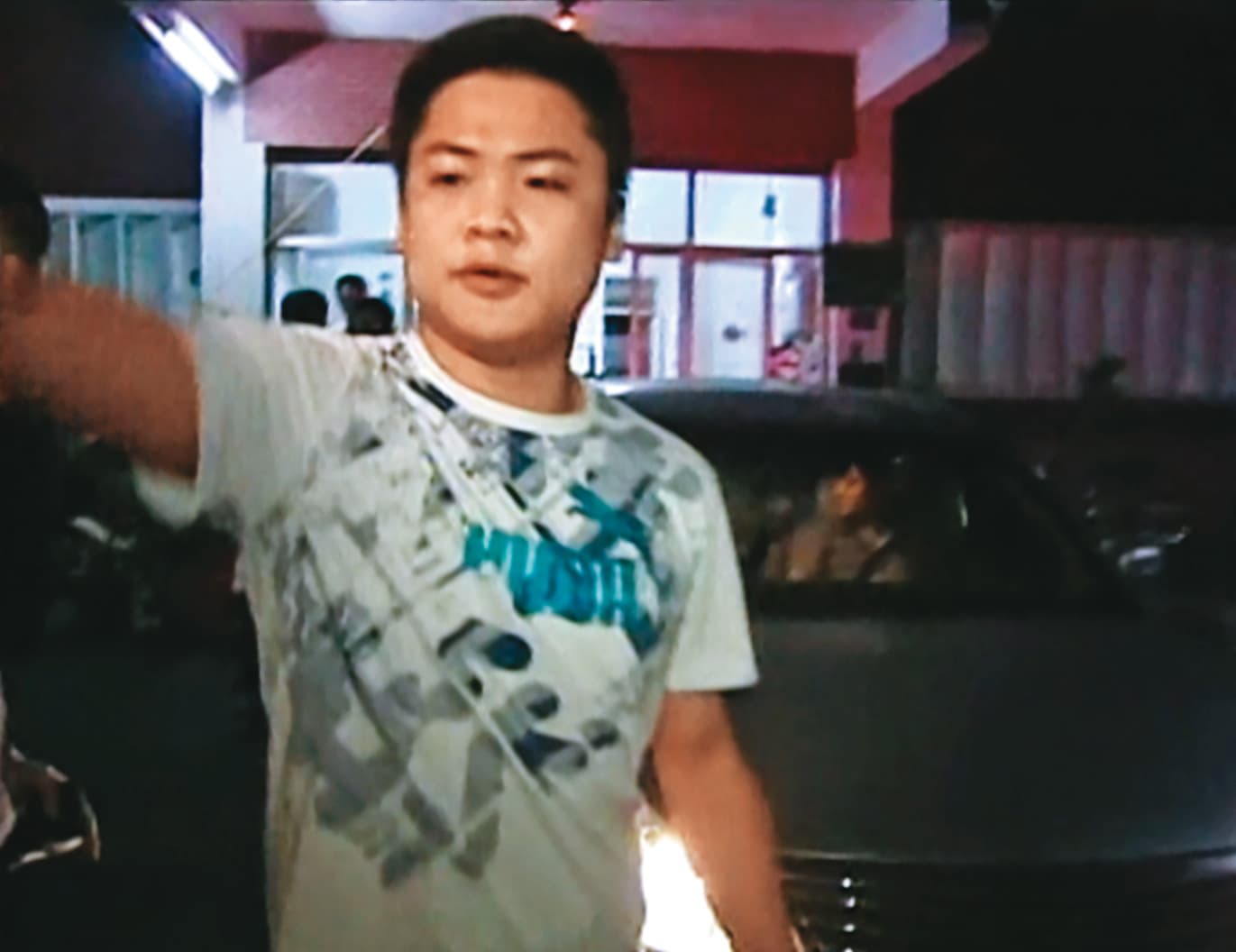 林豐德的兒子林健郡（圖）協助父親逃離車禍現場，再找小弟頂罪。（東森新聞提供）