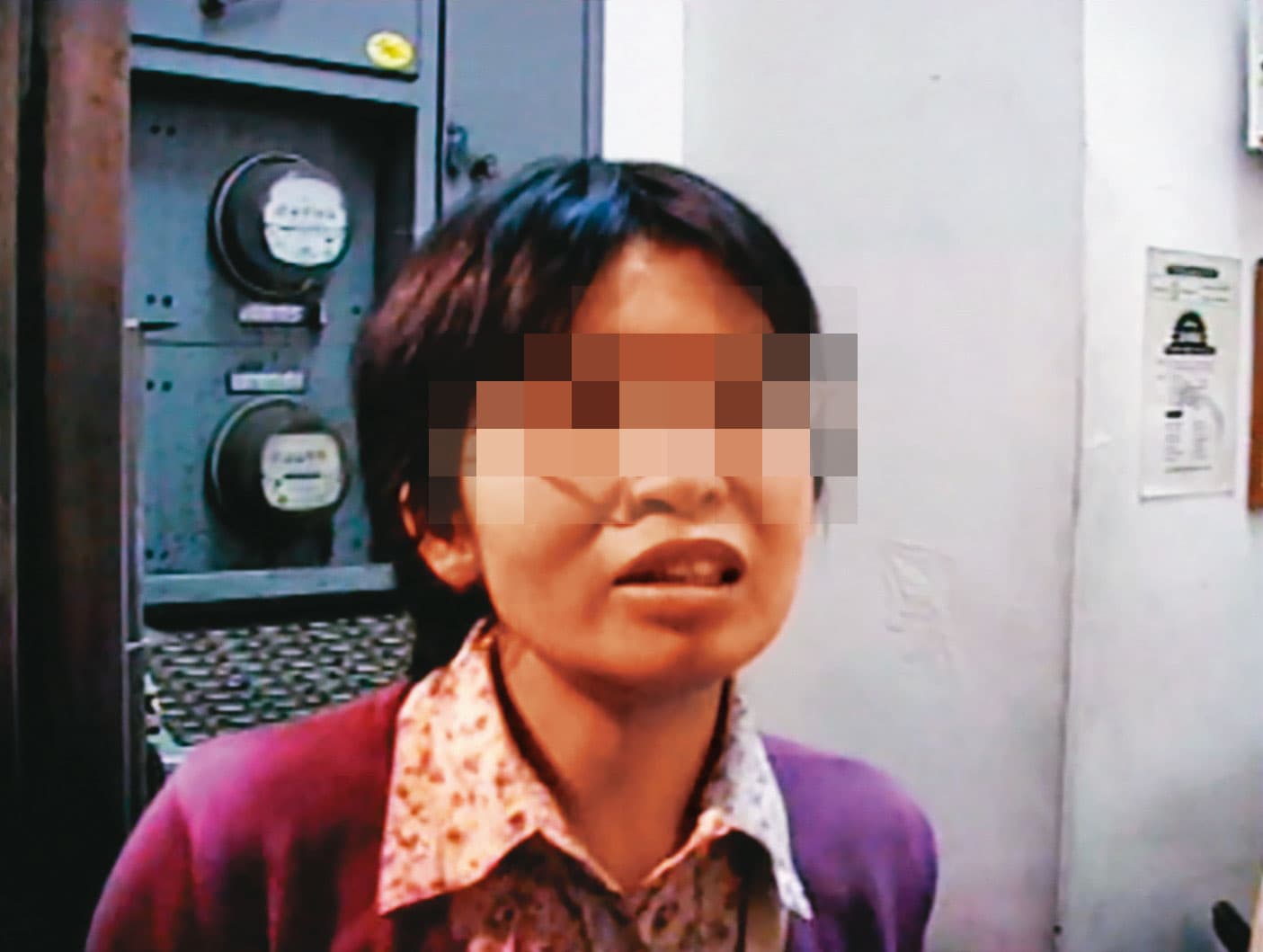 死者的女兒（圖）說，父親從沒與人結仇，不料竟慘死在工作的大樓。（東森新聞提供）