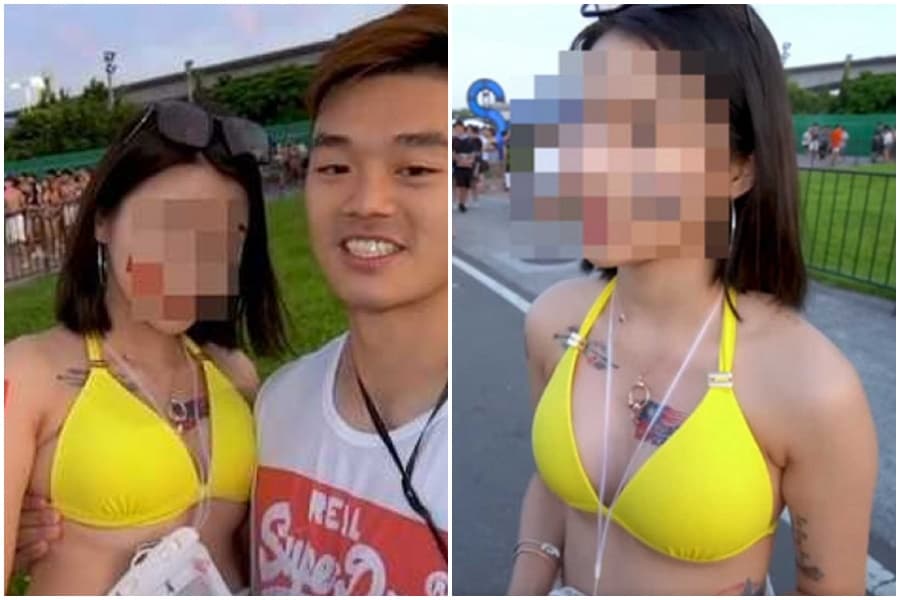王齊麟去年在「街頭邱比特」配對正妹美甲師，怎料奪金後，女方卻遭出征。（翻攝自黑男YouTube）