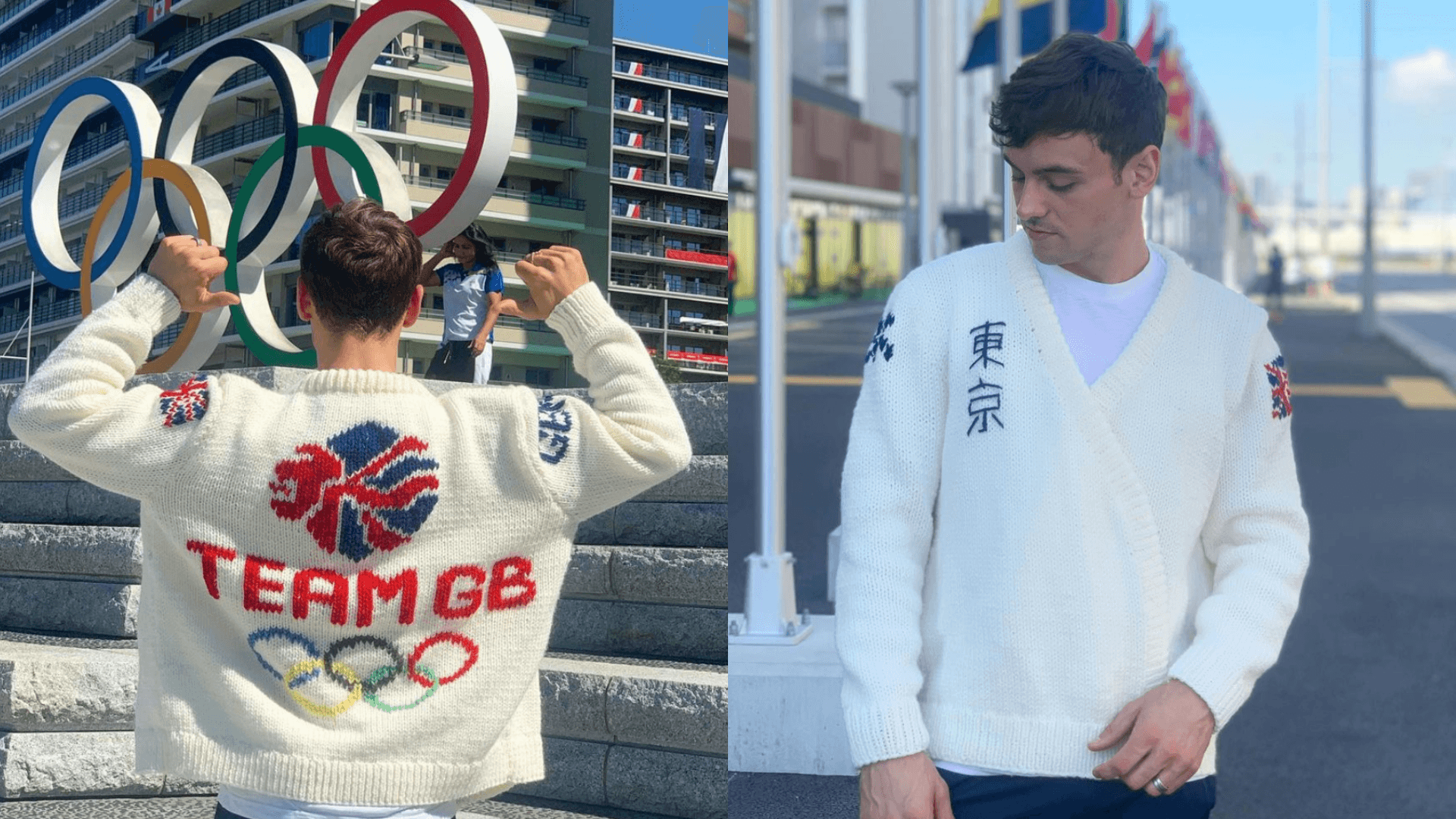 僅接觸編織1年半的戴利，作品讓網友驚豔。（翻攝自Tom Daley IG）