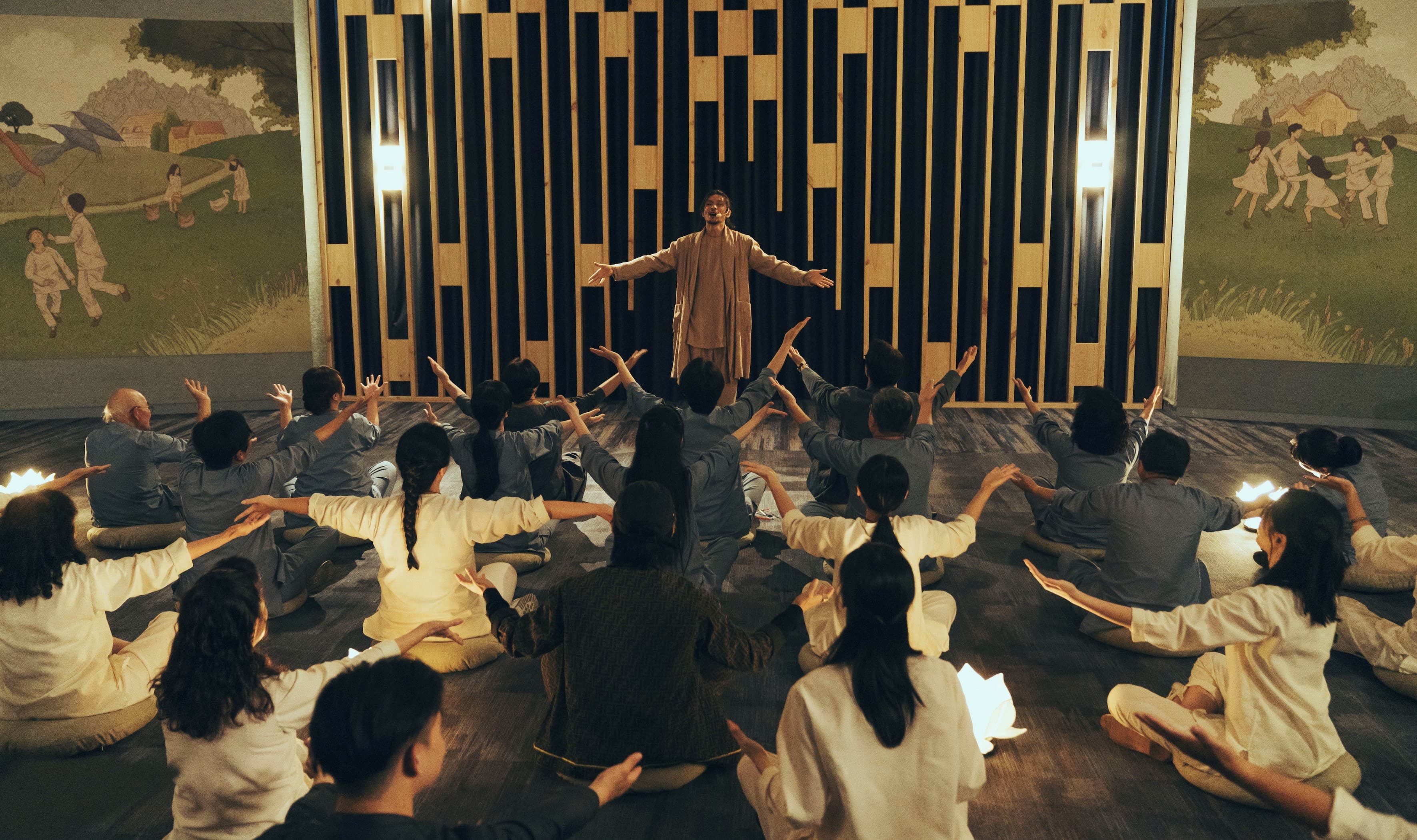 姚淳耀在《我願意》劇中飾演本生老師，是一名邪教教主。（圖：絡思本娛樂製作公司提供）