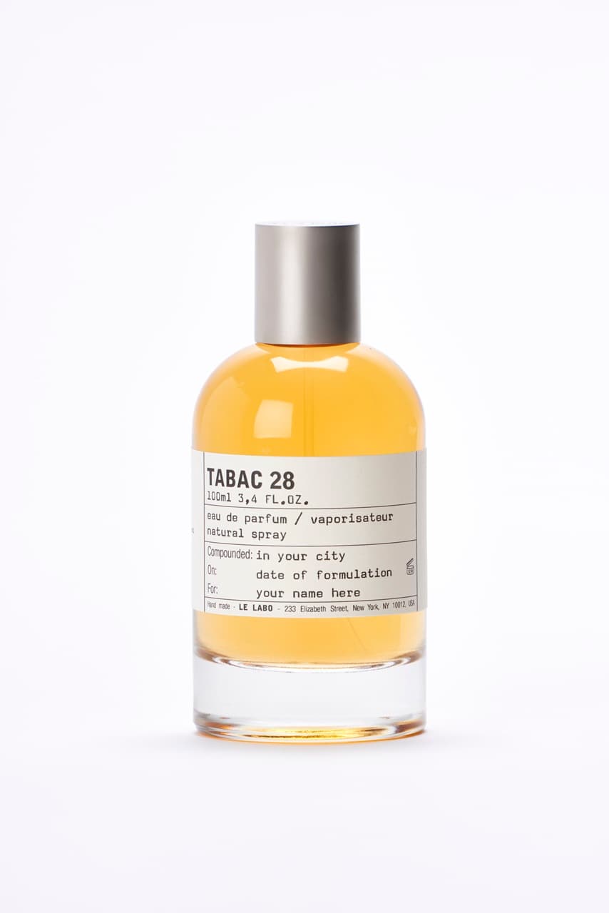 LE LABO城市系列淡香精CUIR 28（皮革28）杜拜。100ml/NT$16,300。（10/10 APOTHECARY提供）