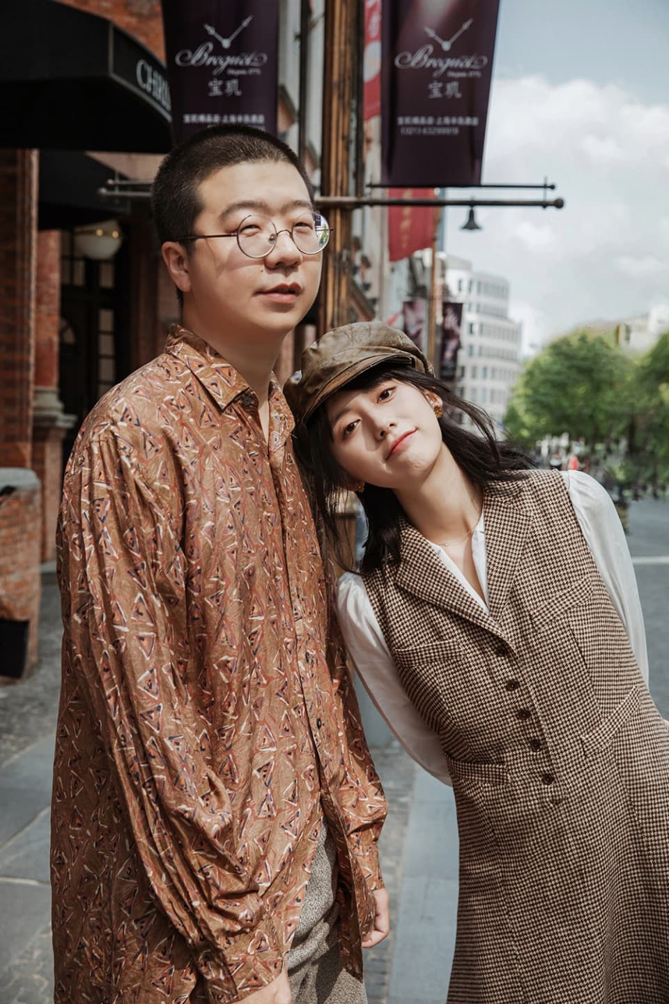 李誕（左）和前妻的婚姻曾一度引起討論。（翻攝自李誕微博）