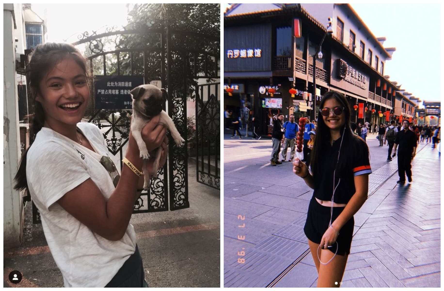 拉杜卡努每年都會回中國探親，中文說得很流利。（翻攝Emma Raducanu IG）