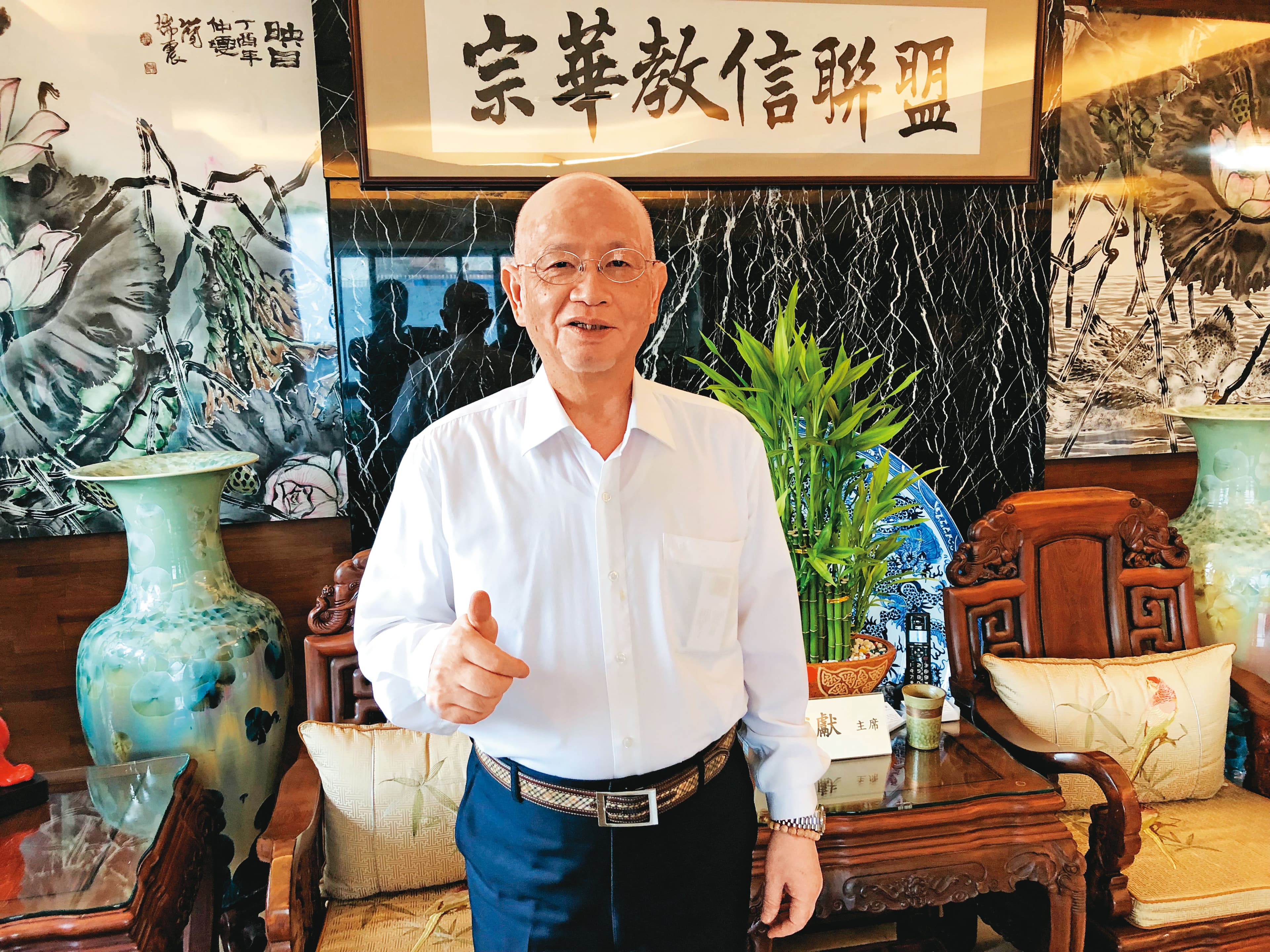 前銓敘部長朱武獻（圖）家族表示有借款給鍾克信，但絕未介入靈骨塔經營。