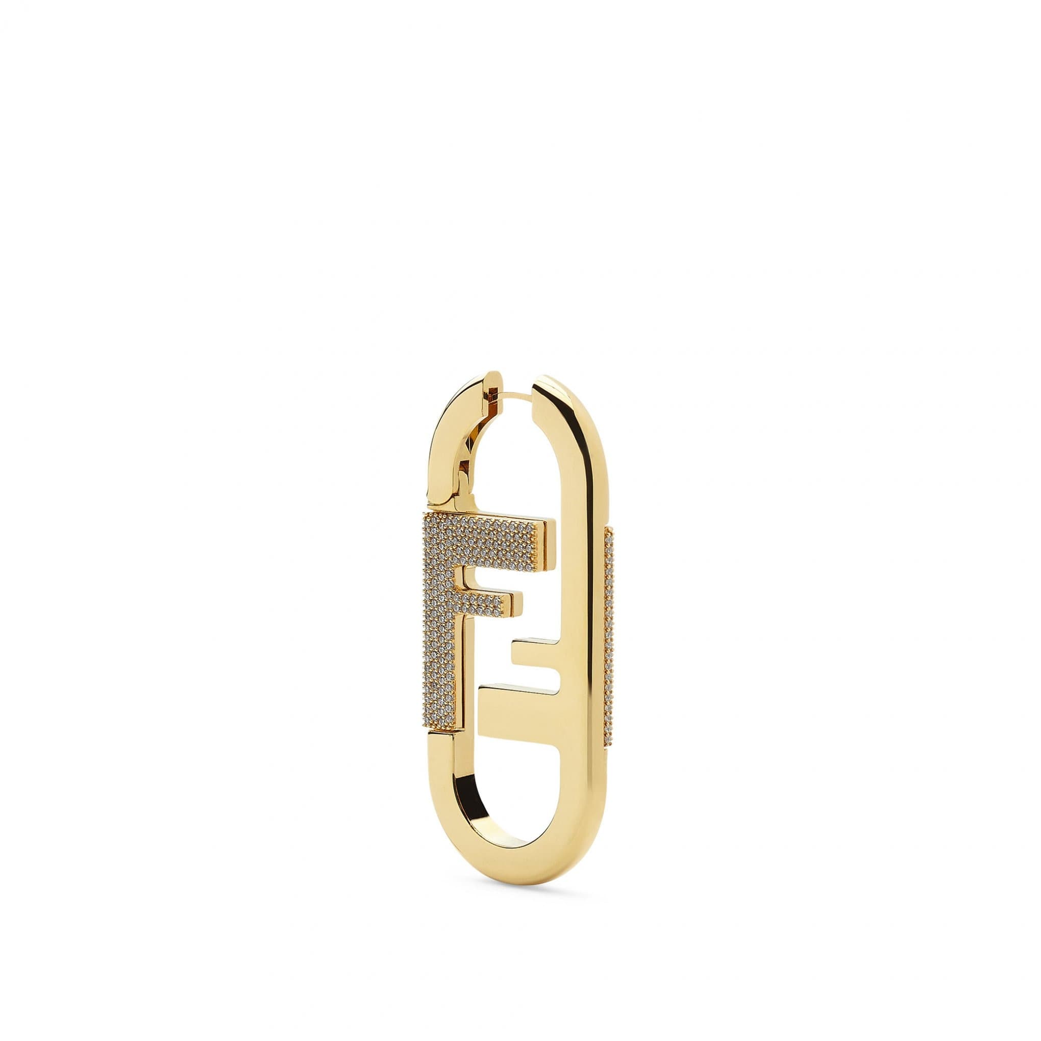 蔡依林同款的FENDI O'Lock系列造型耳環，NT$18,500。（FENDI提供）
