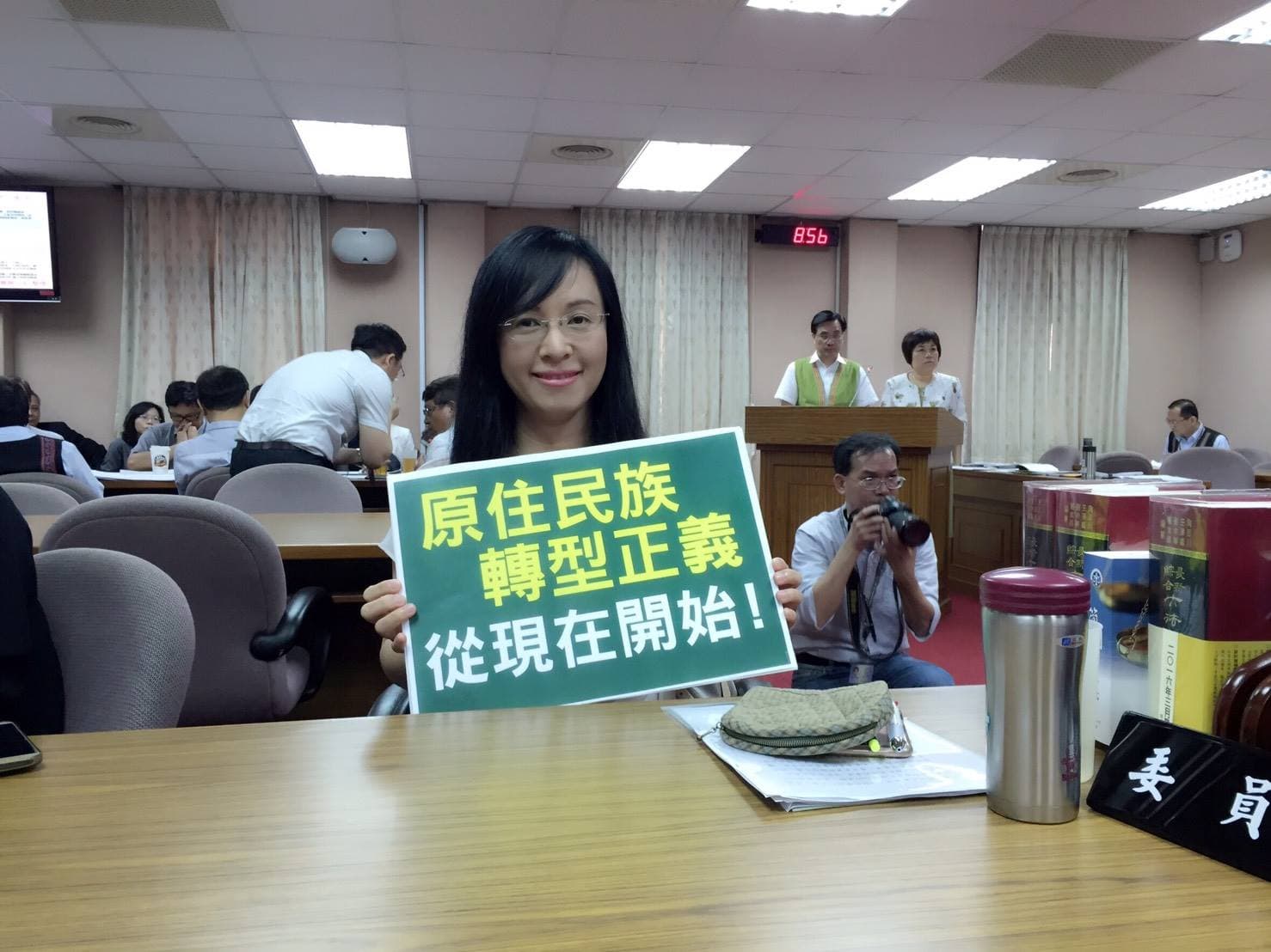 民進黨立委陳瑩痛批葉毓蘭搬弄是非，要求她向原住民道歉。（翻攝陳瑩臉書）