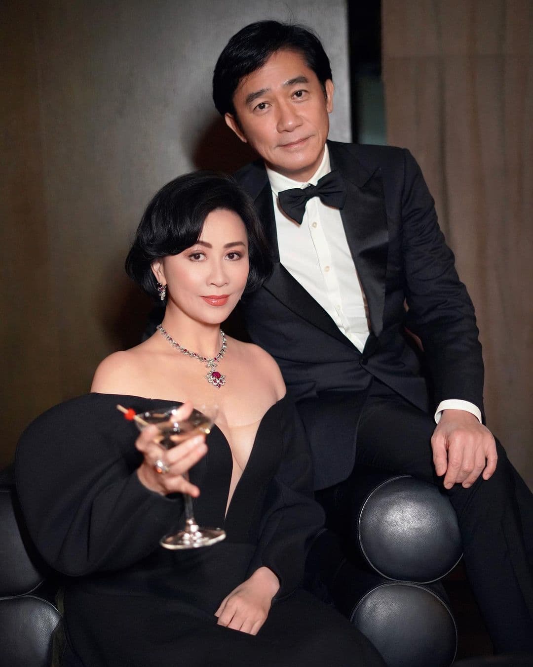 劉嘉玲56歲生日在上海開生日趴，梁朝偉到場慶祝。（翻攝 tonyleung_official IG）