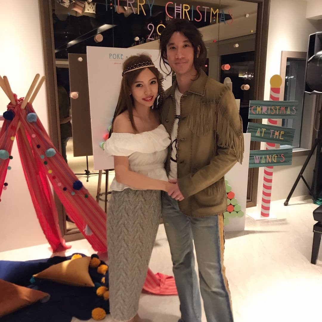 王力宏（右）、李靚蕾（左）多年來營造神仙眷侶的形象，竟毀於一旦。（翻攝自李靚蕾IG）