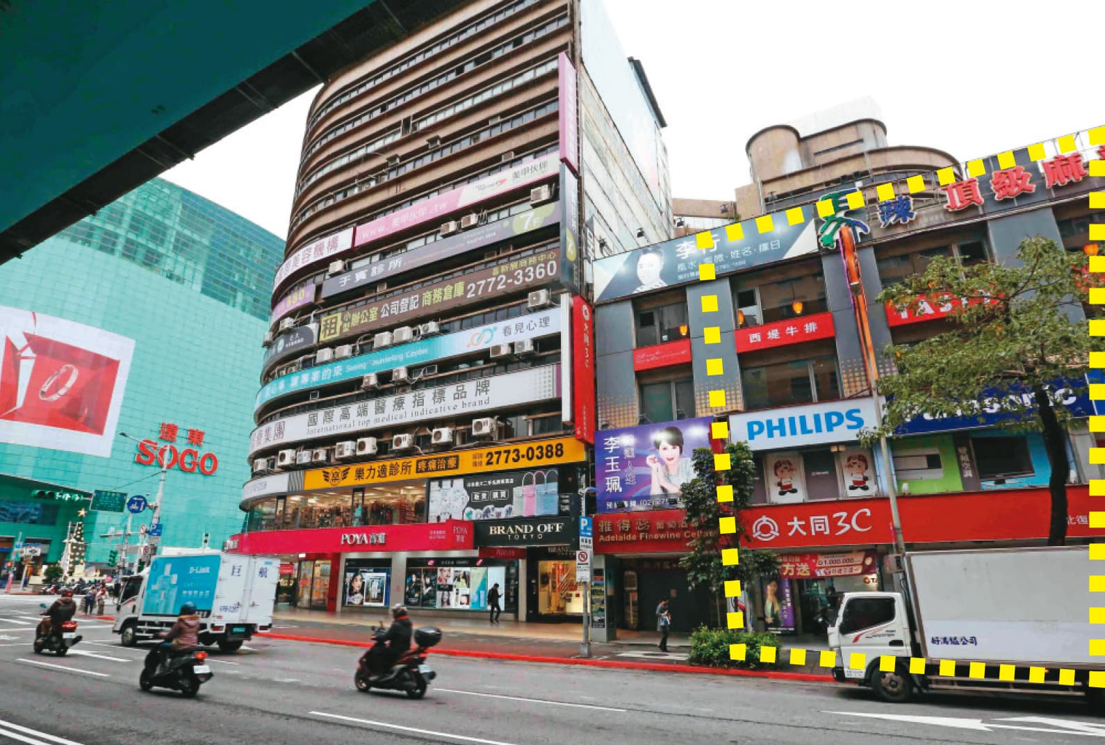 大同位於北市復興南路的千坪店面，即將啟動都更程序。