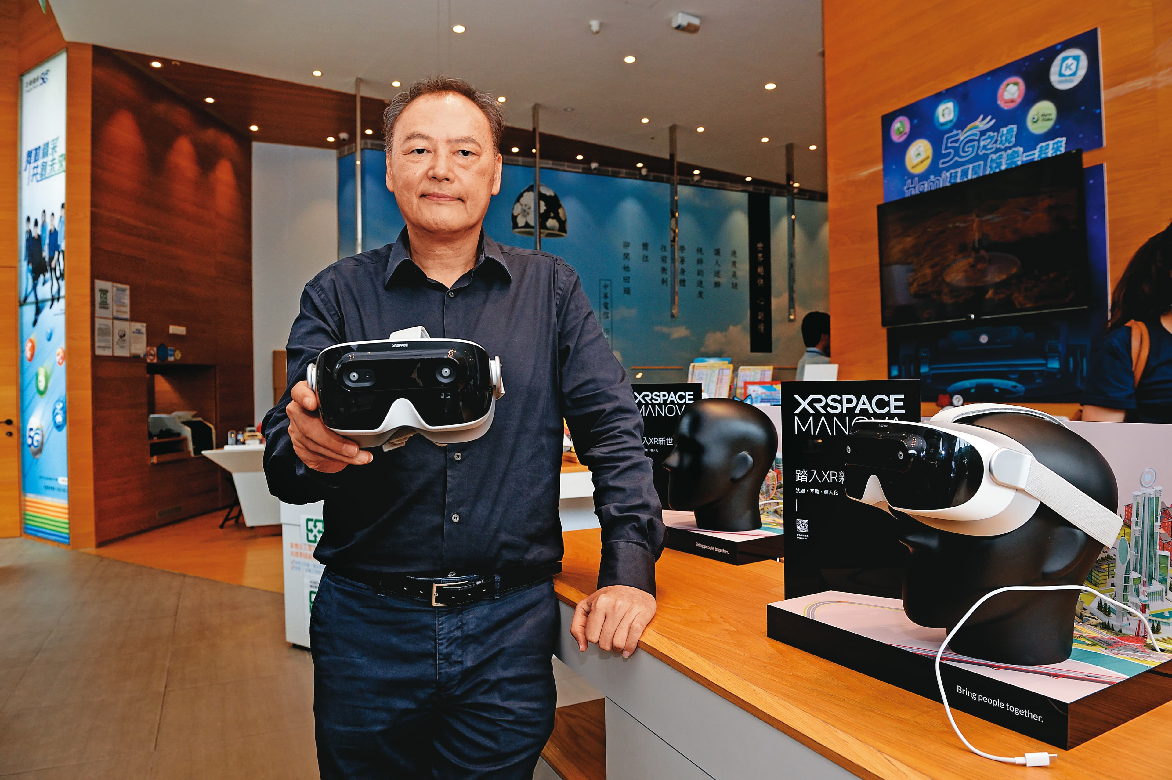 前宏達電執行長周永明（圖）創立XRSPACE揮軍元宇宙，首款VR眼鏡就找廣達代工。