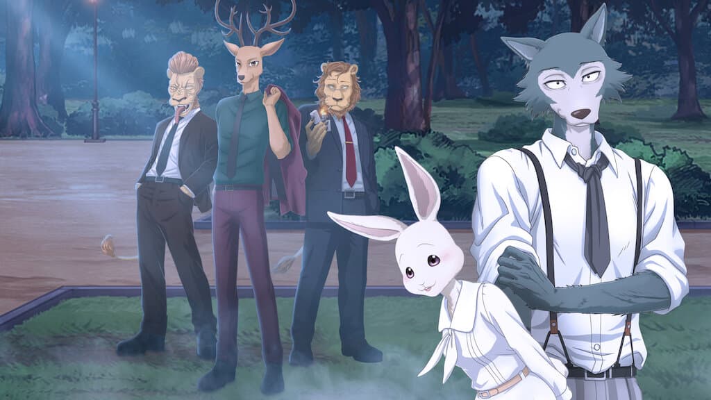 《BEASTARS》目前一二季都在各平台上架。（翻攝自netflix）