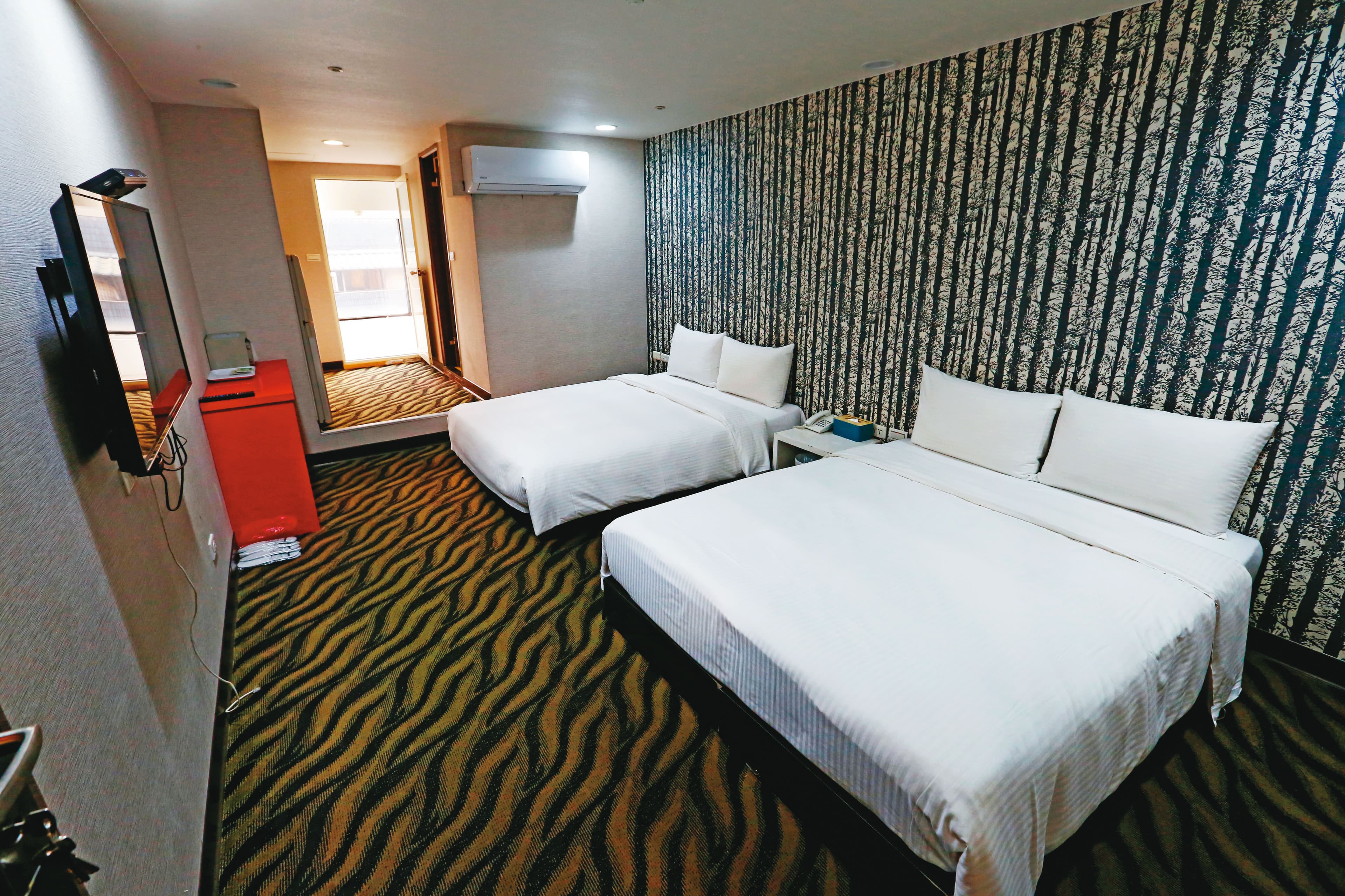 商旅室內格局和一般月租套房相差不遠。