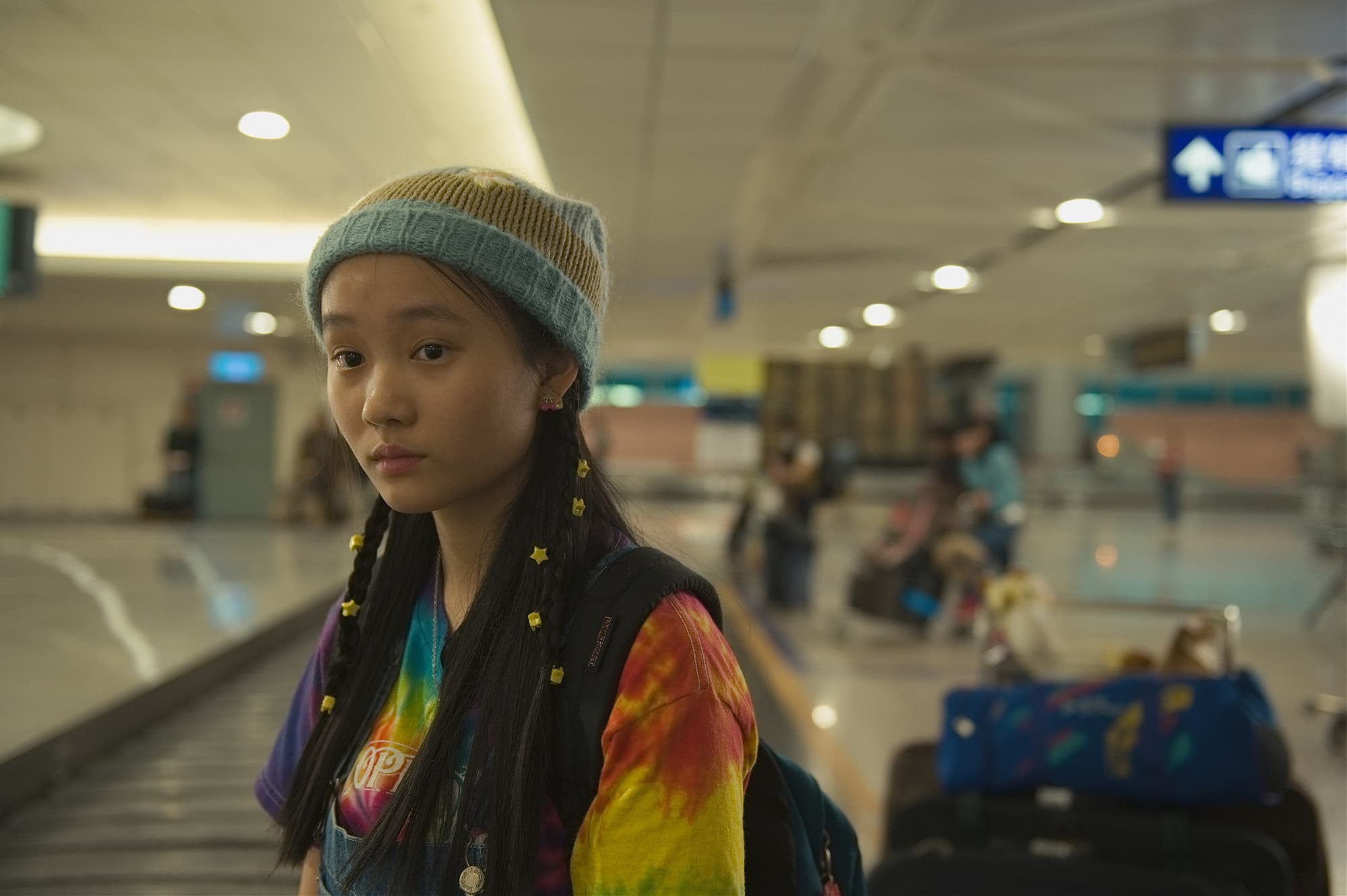首度登上大銀幕的方郁婷，表現可圈可點，充滿了明日之星的架勢。（Netflix提供）