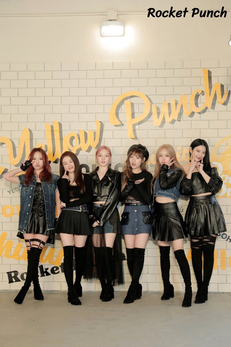 ROCKET PUNCH充滿青春活力，六名成員都非常可愛。（翻攝ROCKET PUNCH Twitter）